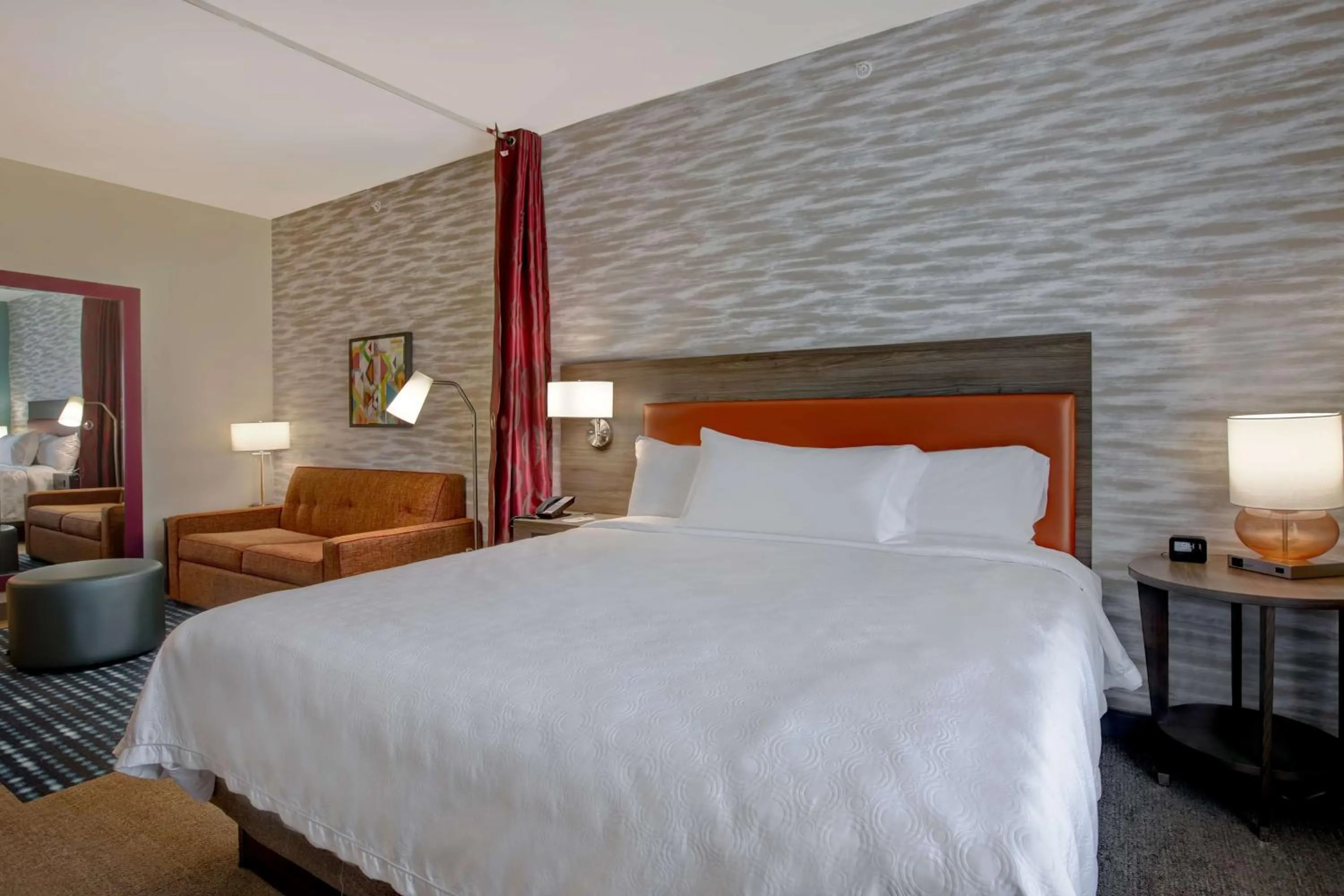 Bed in Home2 Suites By Hilton Charlotte Northlake