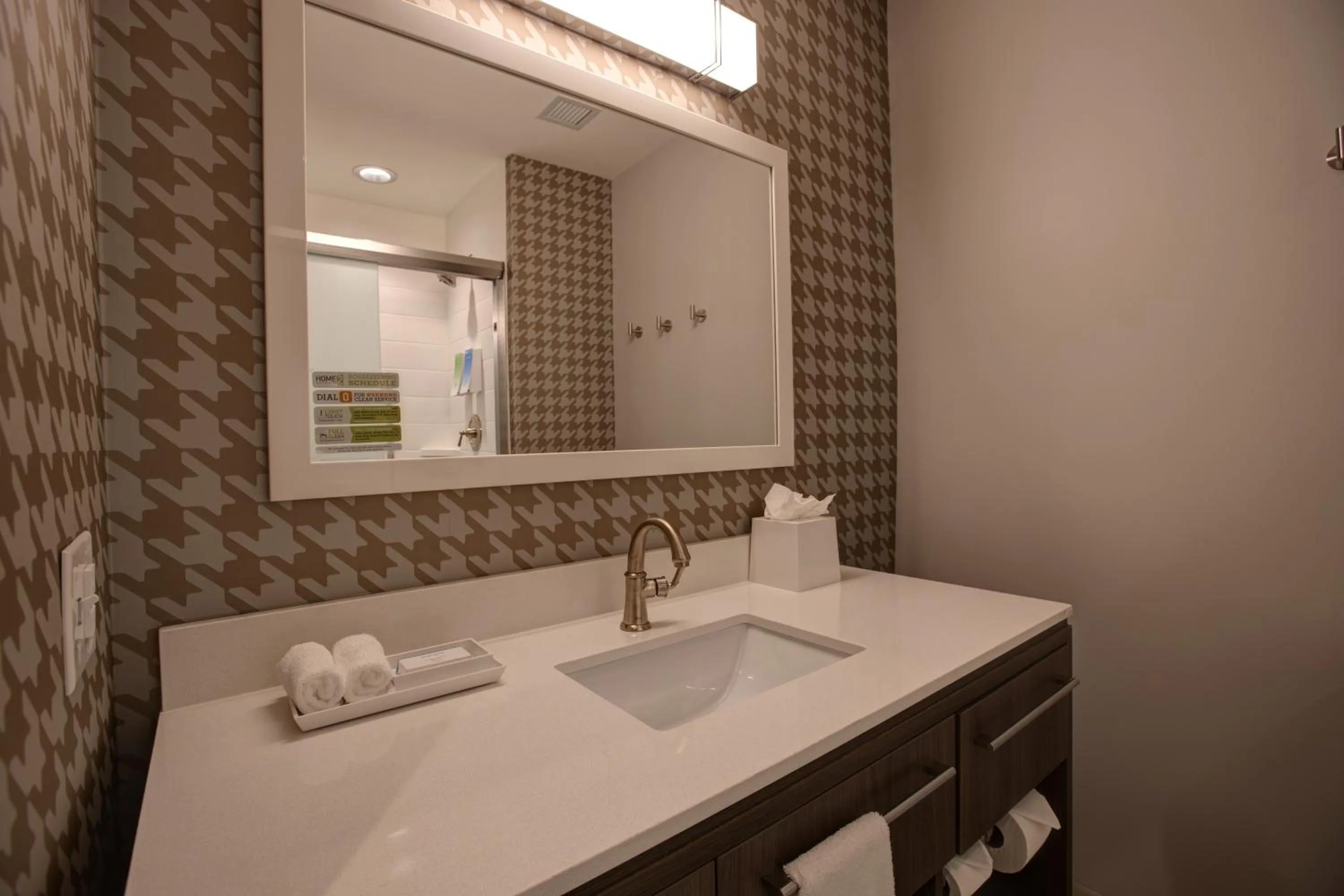 Bathroom in Home2 Suites By Hilton Charlotte Uptown