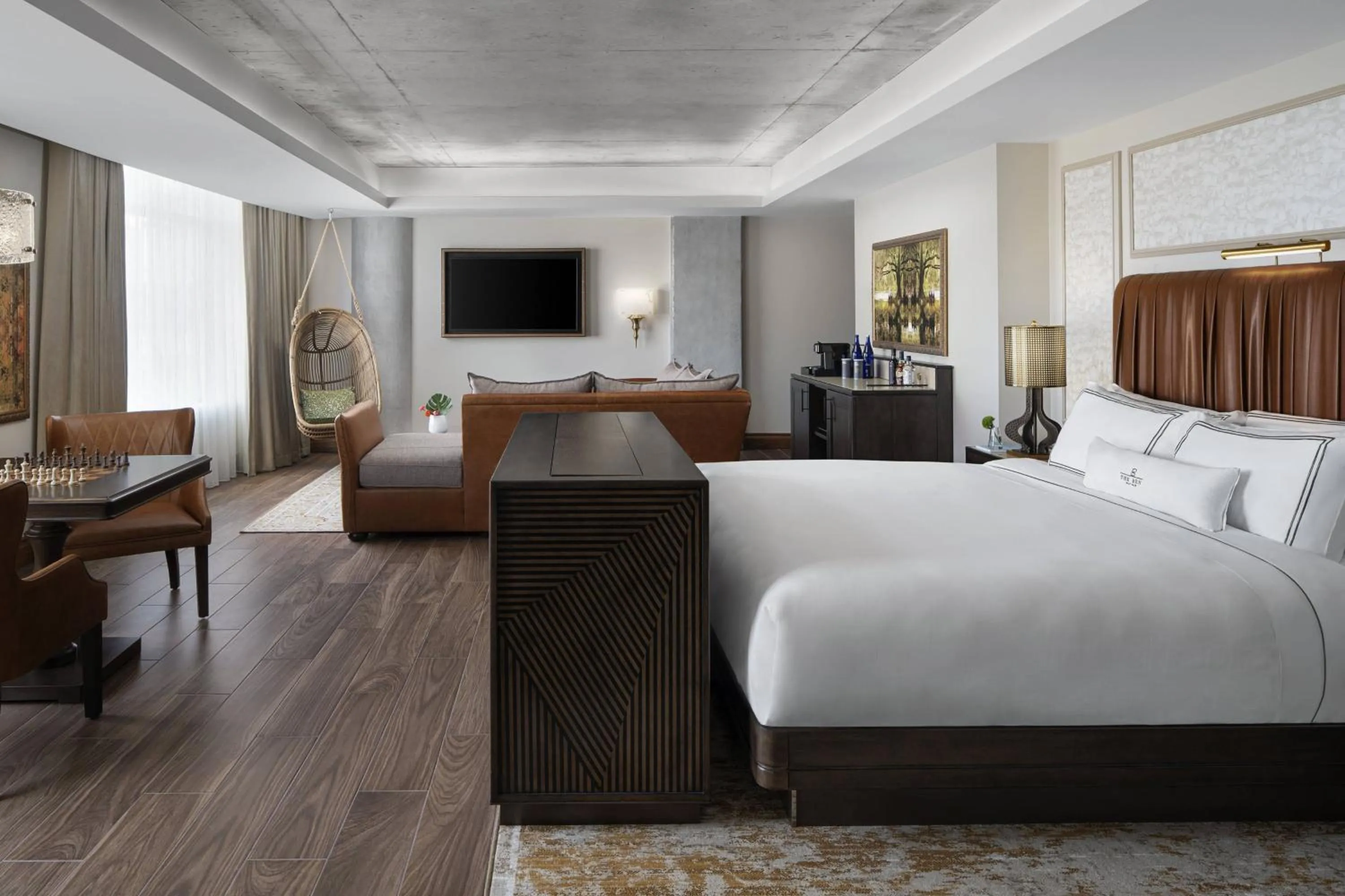 Bedroom, Bed in The Ben, Autograph Collection