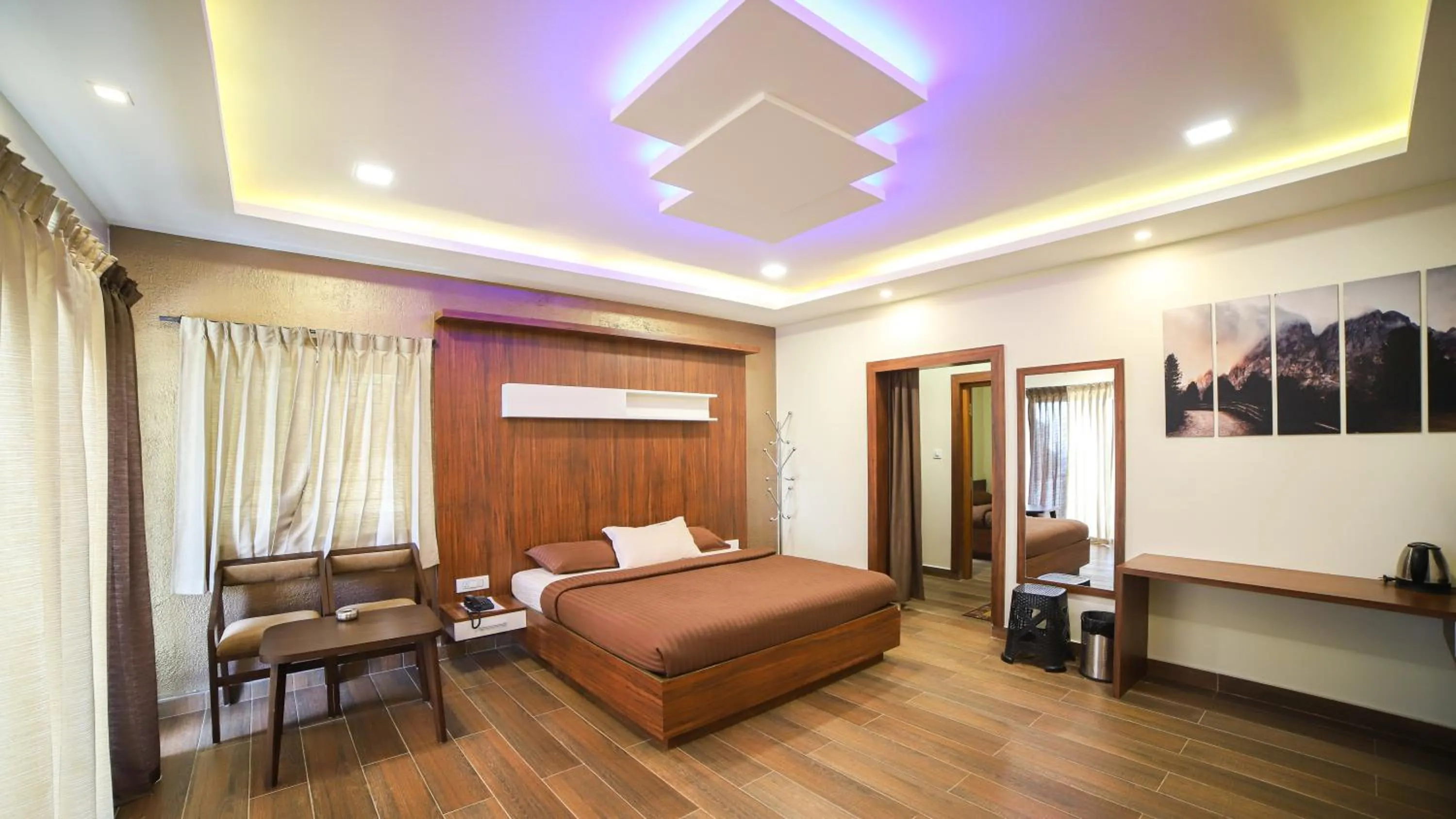 Bedroom, Bed in Aira Residency Kothagiri by Lexstays