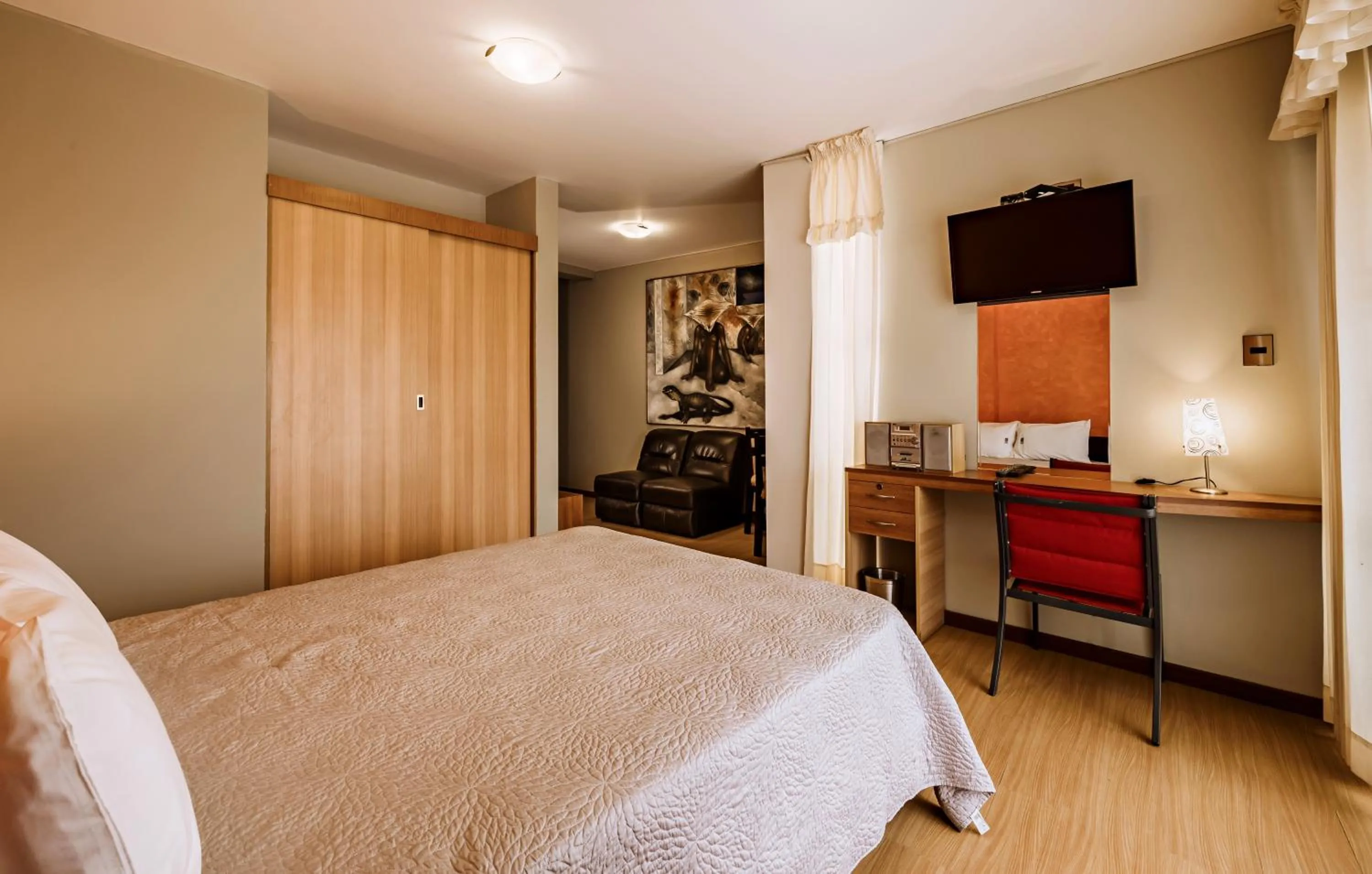 Property building, Bed in Hotel Casa de la Luna