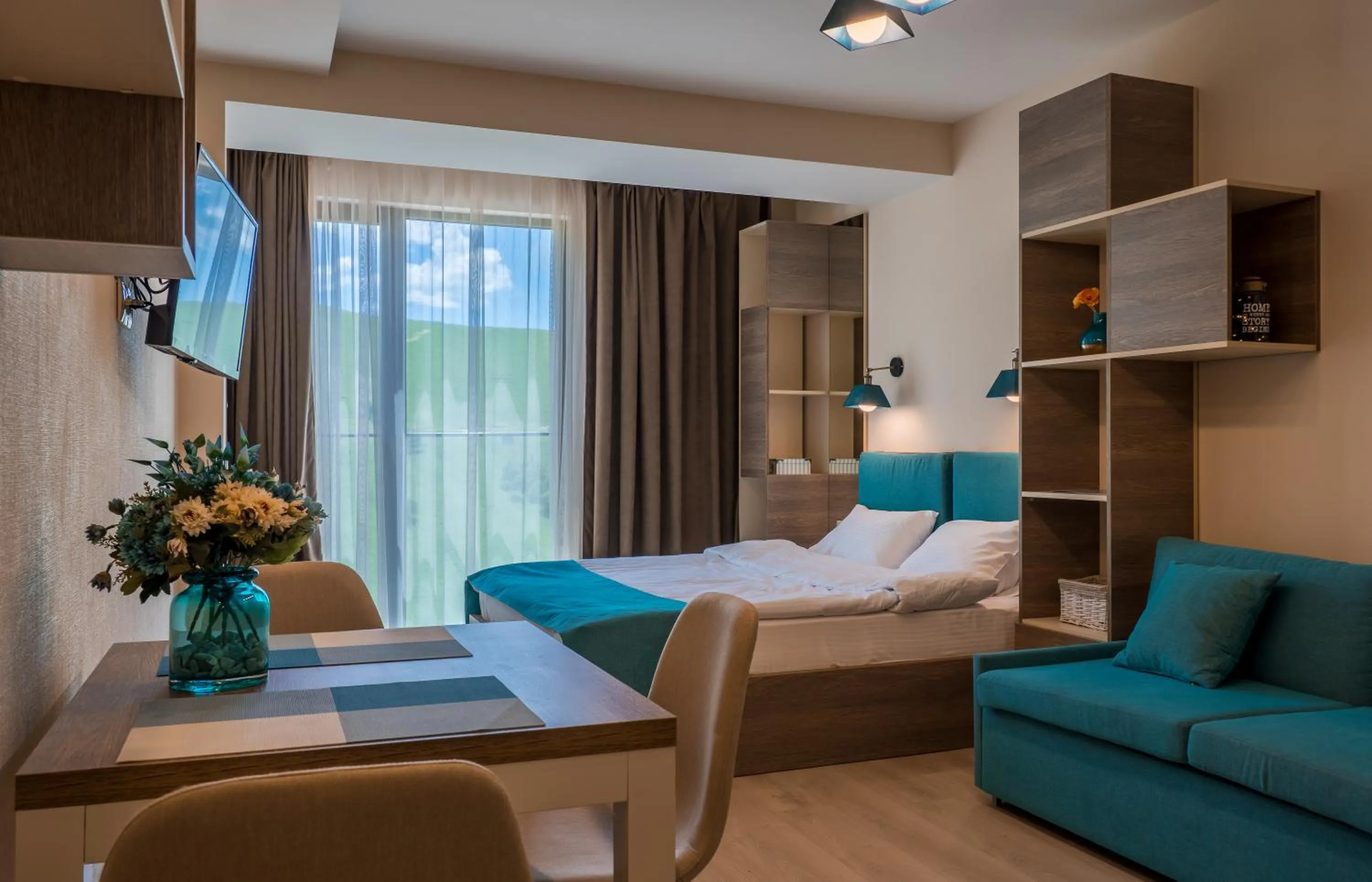 Bed in SkyTop Studios