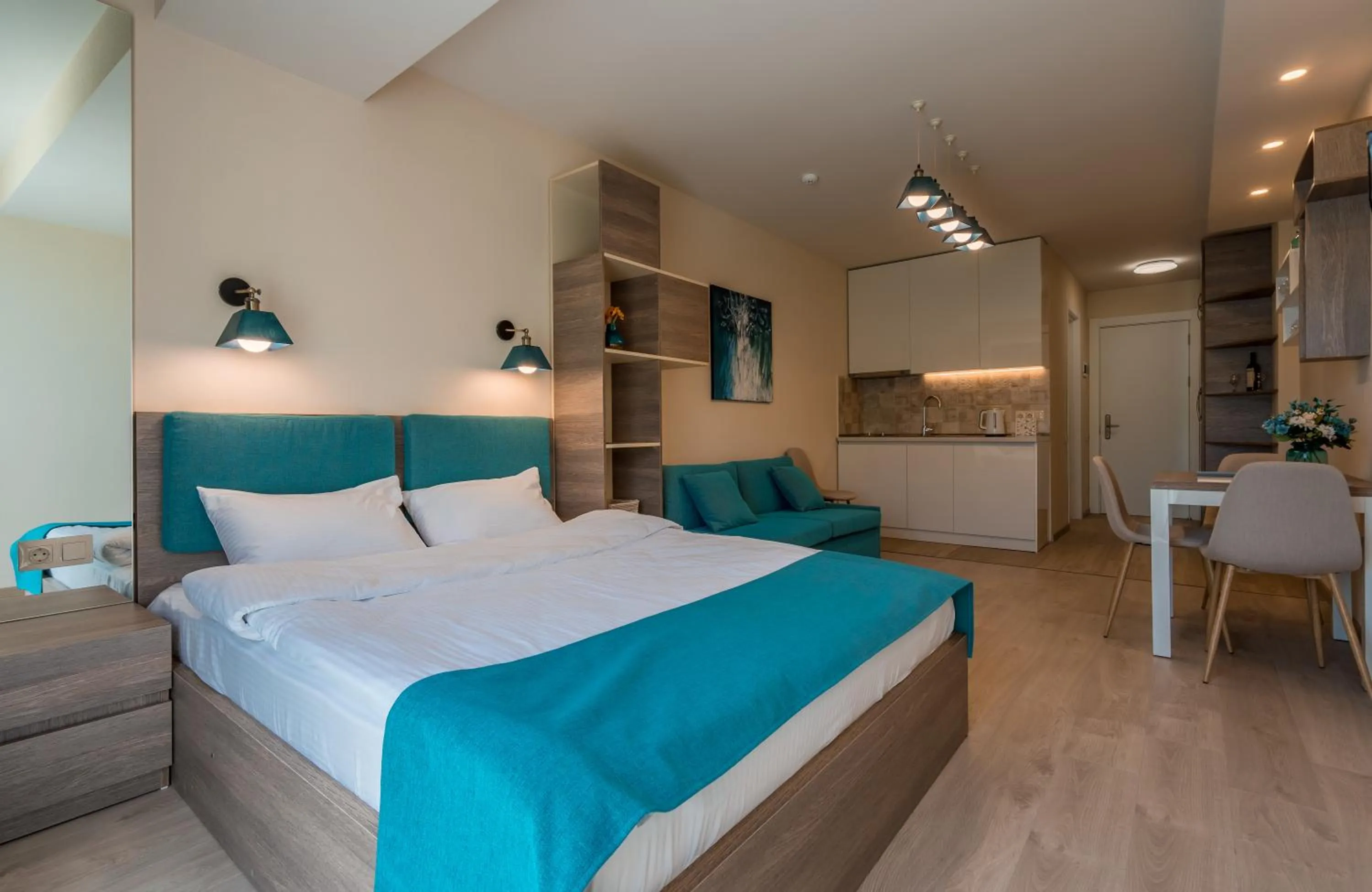 Bed in SkyTop Studios