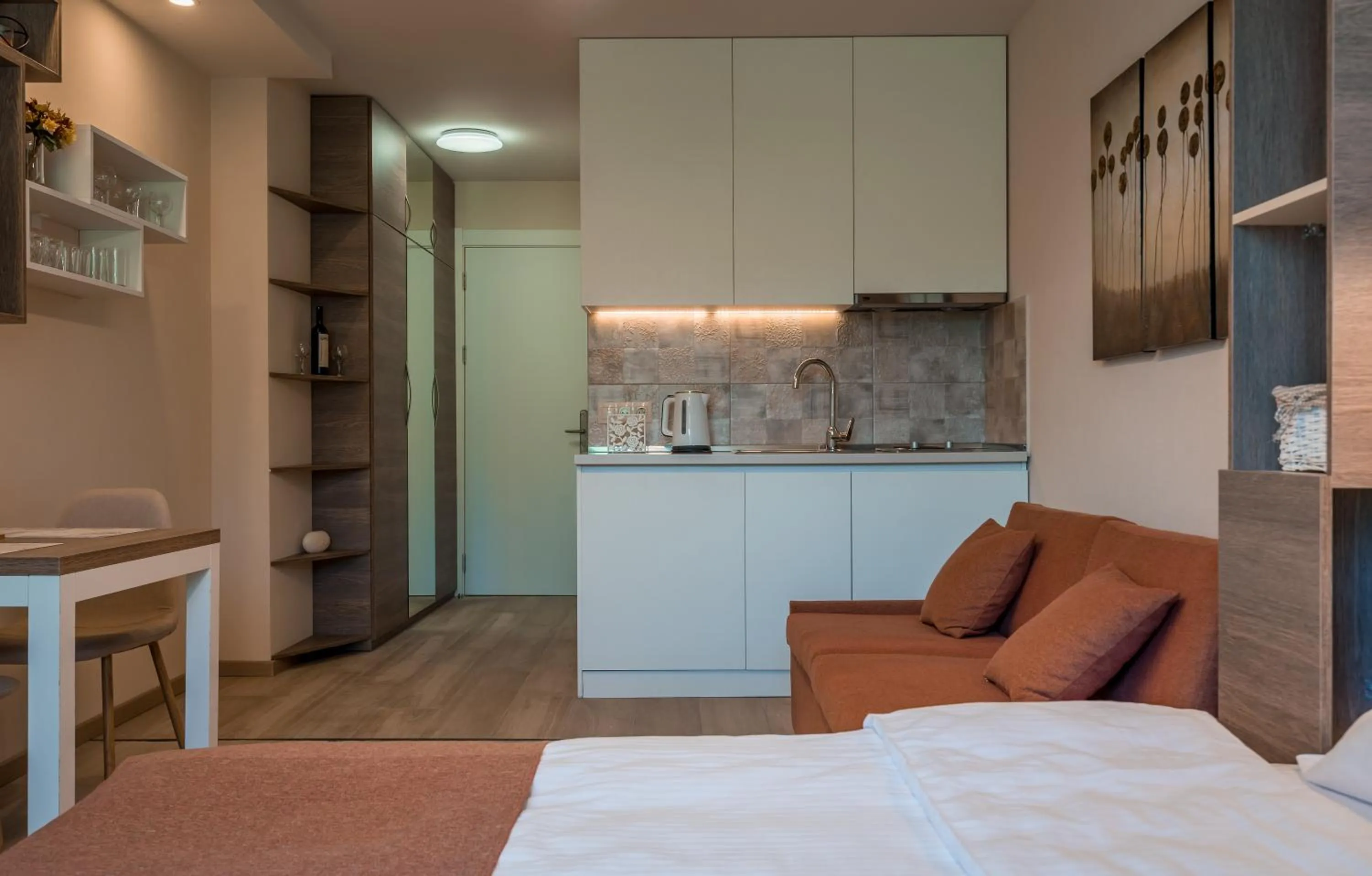 Bed in SkyTop Studios