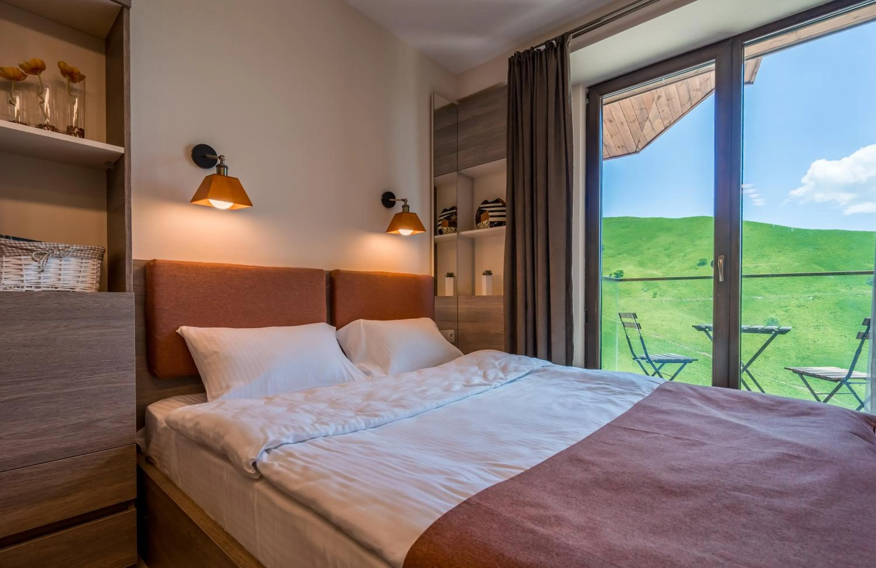 Bed in SkyTop Studios