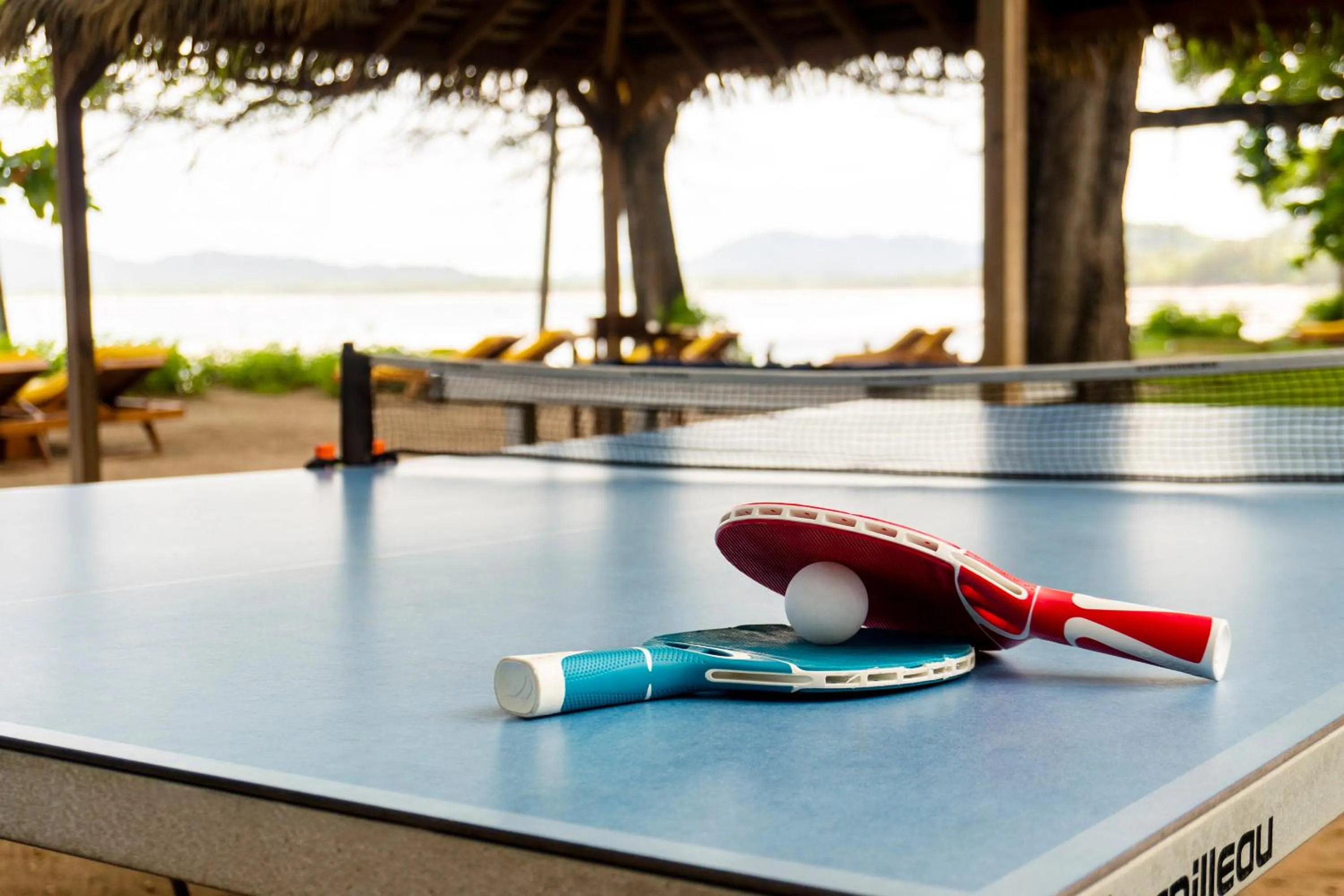 Table tennis in Capitán Suizo Beachfront Boutique Hotel