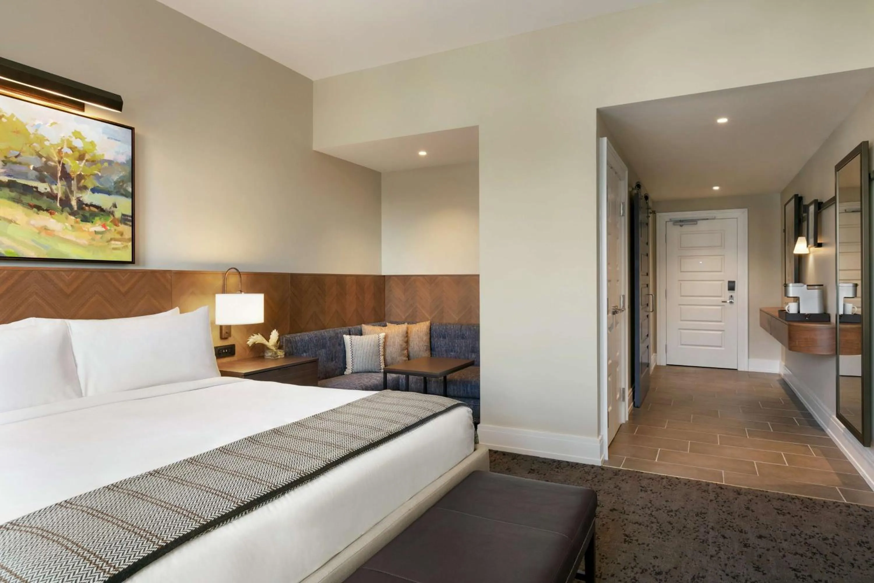 Bed in The Harpeth Franklin Downtown, Curio Collection by Hilton