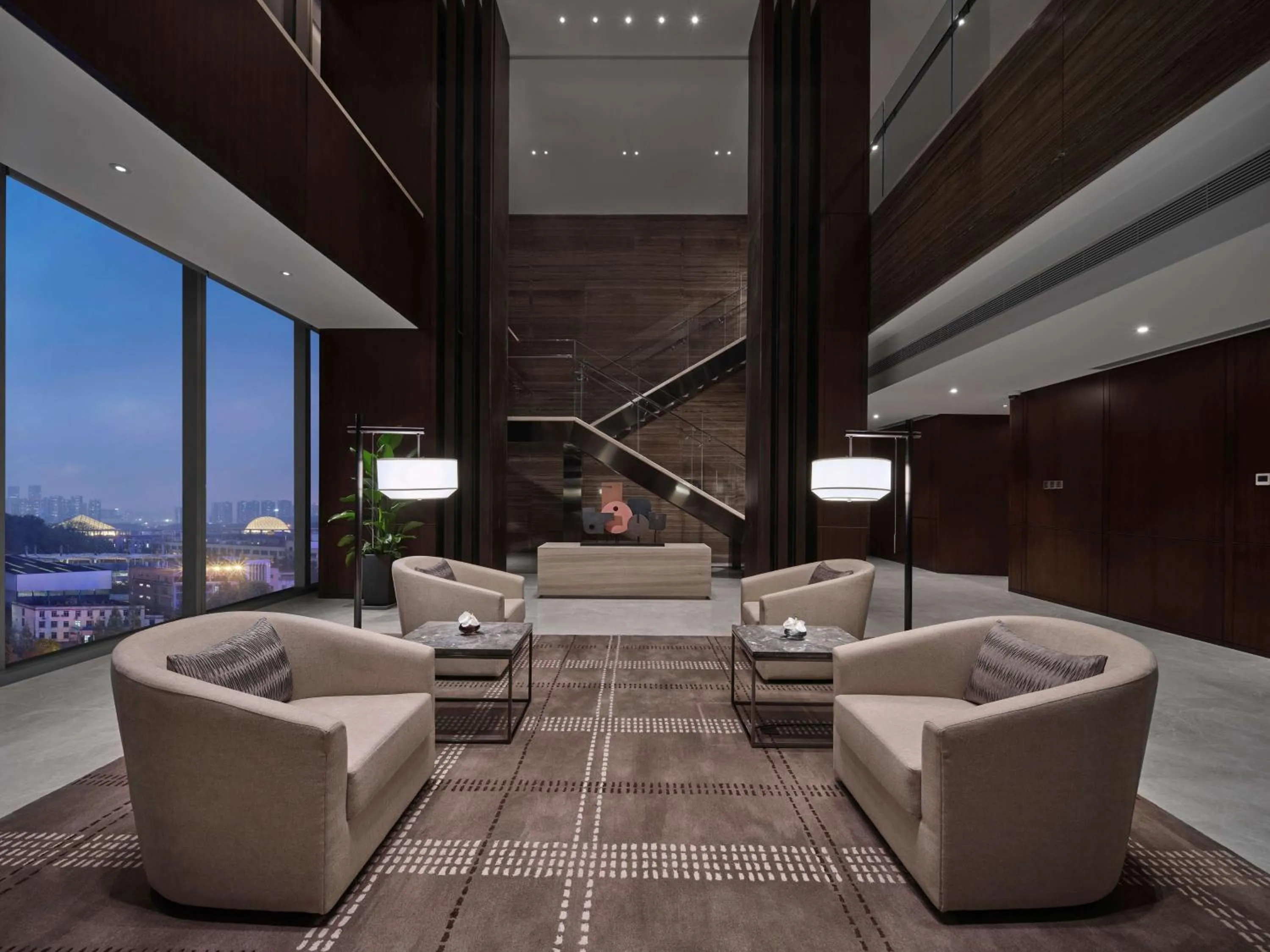 Lobby or reception in Hilton Guiyang