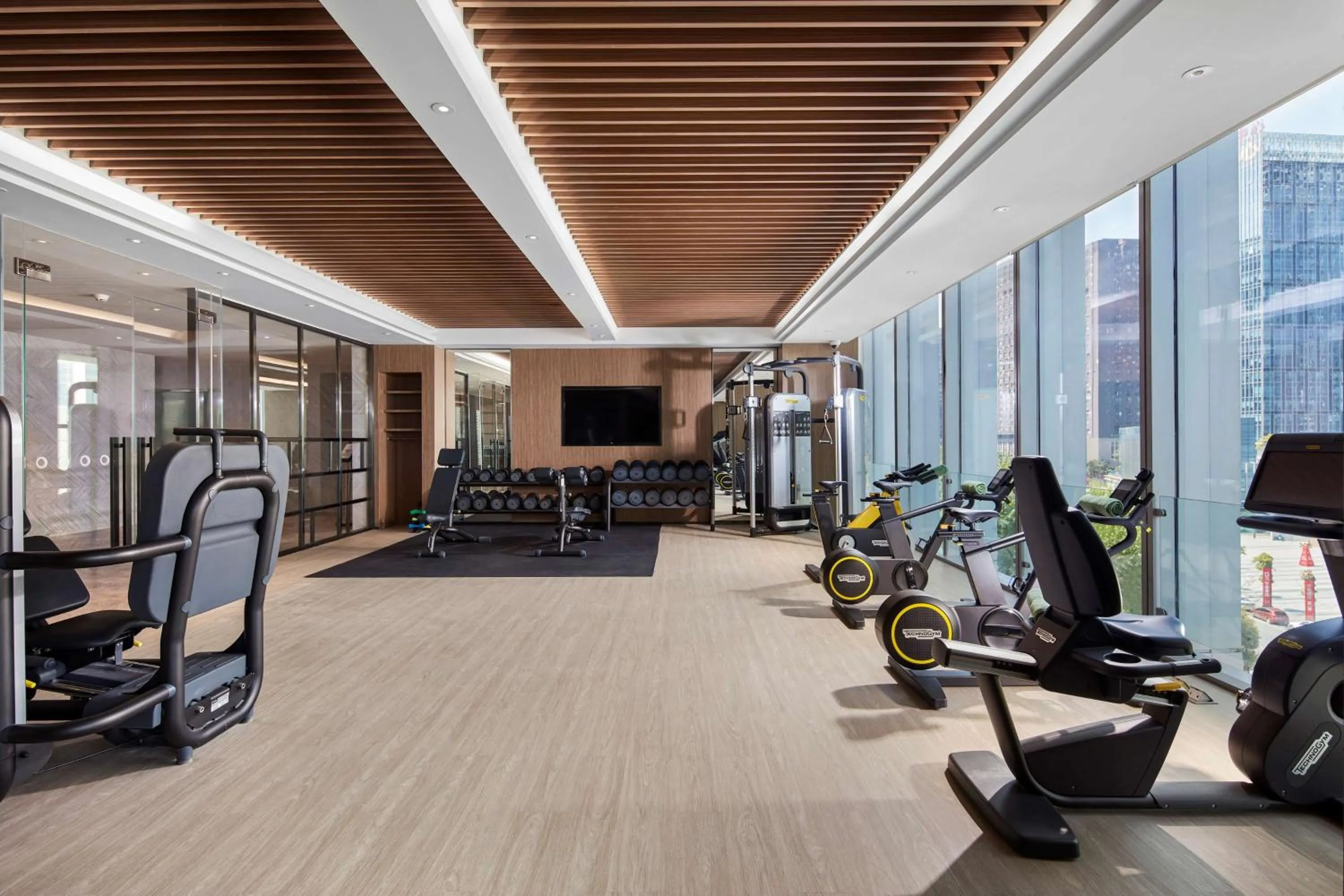 Fitness centre/facilities in Hilton Guiyang
