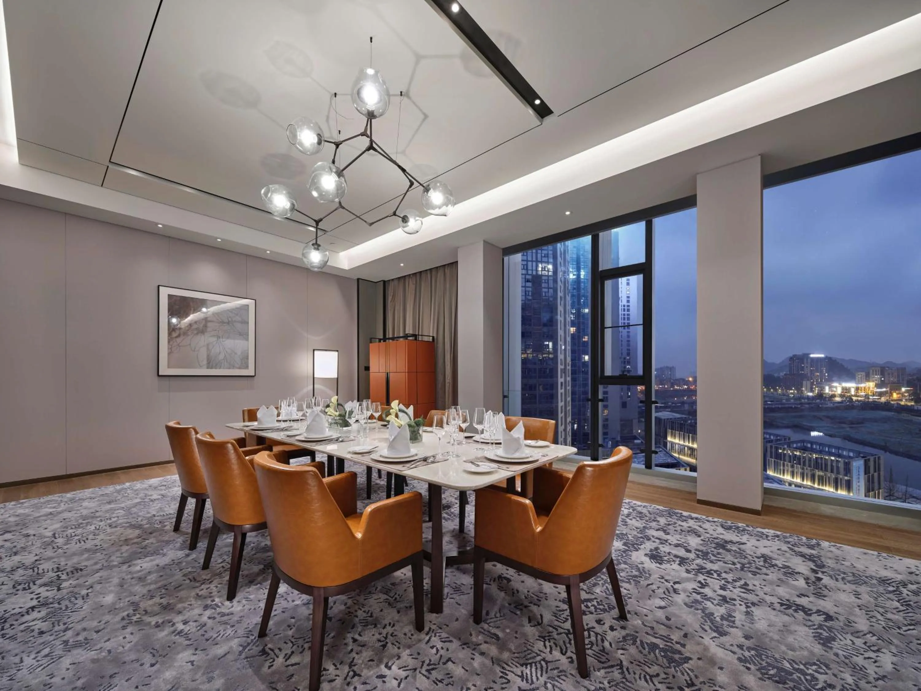 Kitchen or kitchenette in Hilton Guiyang