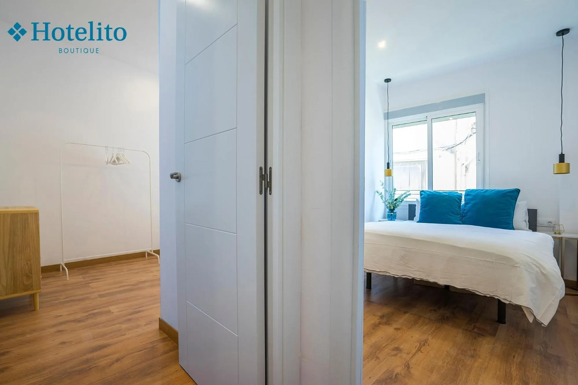 Bedroom, Bed in Hotelito Boutique Badalona Mar