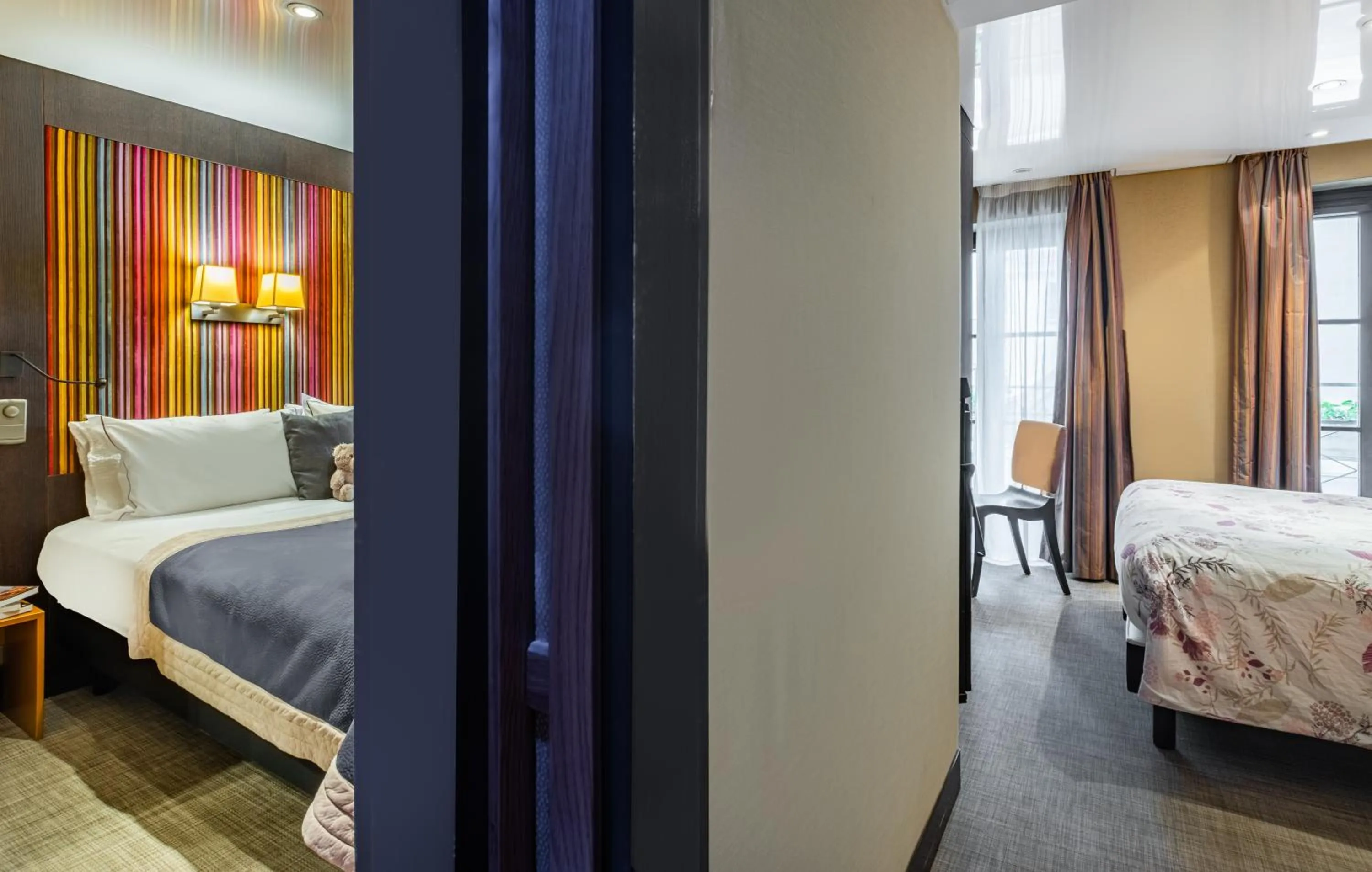 Photo of the whole room, Bed in Hôtel Du Vieux Saule