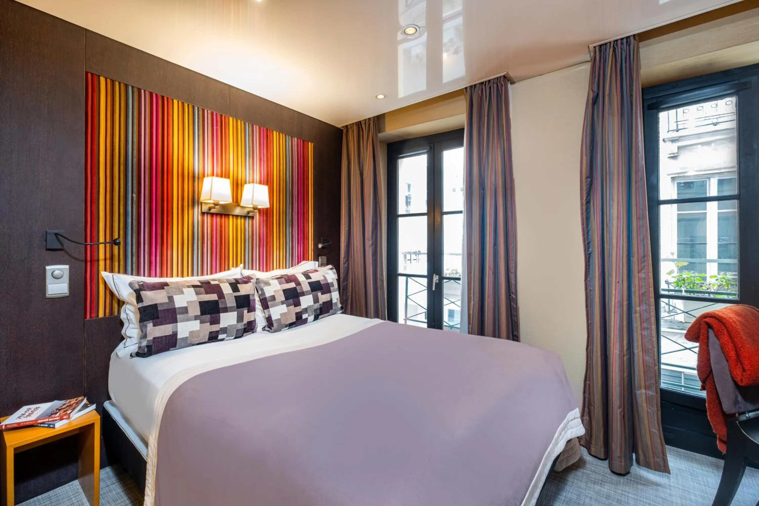 Bed in Hôtel Du Vieux Saule