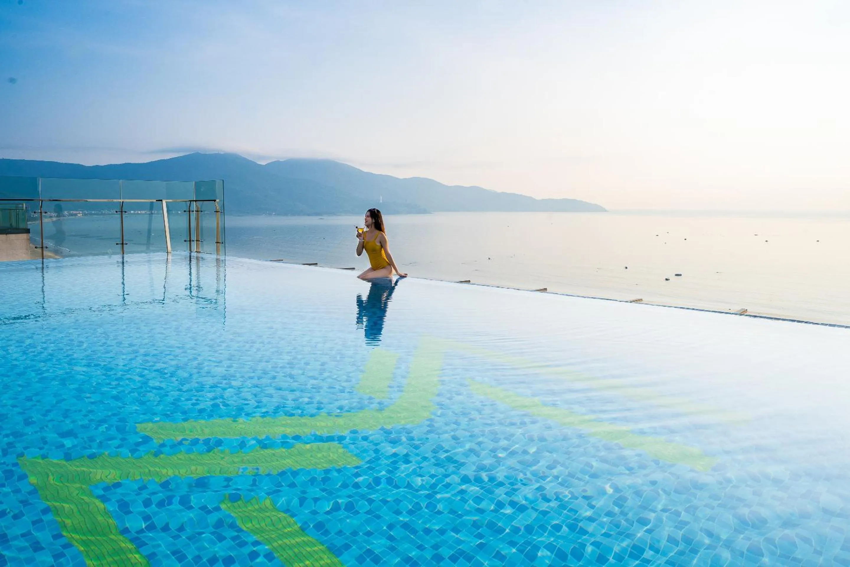 Swimming pool in Maximilan Danang Beach Hotel