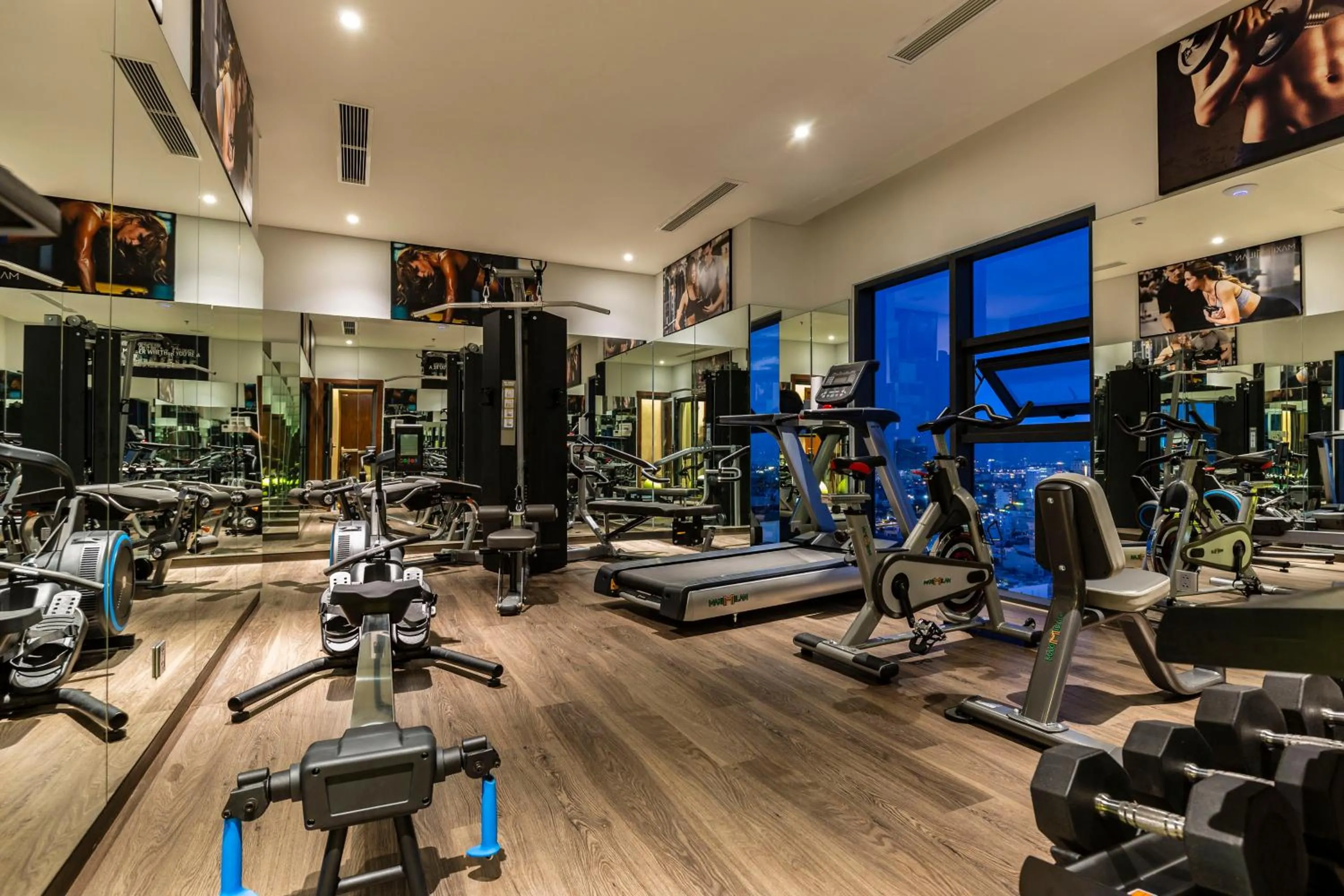 Fitness centre/facilities in Maximilan Danang Beach Hotel