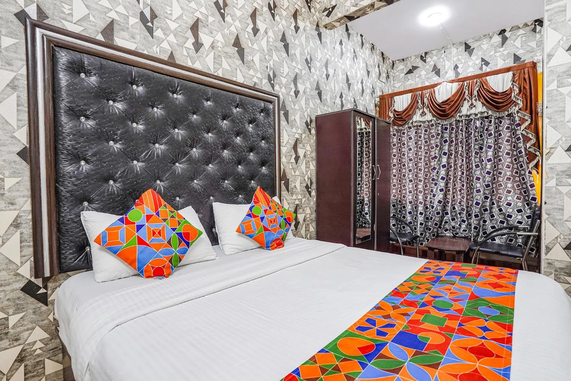 Bed in FabHotel Pavithraa Edition - Nr Yeshwantpur Circle