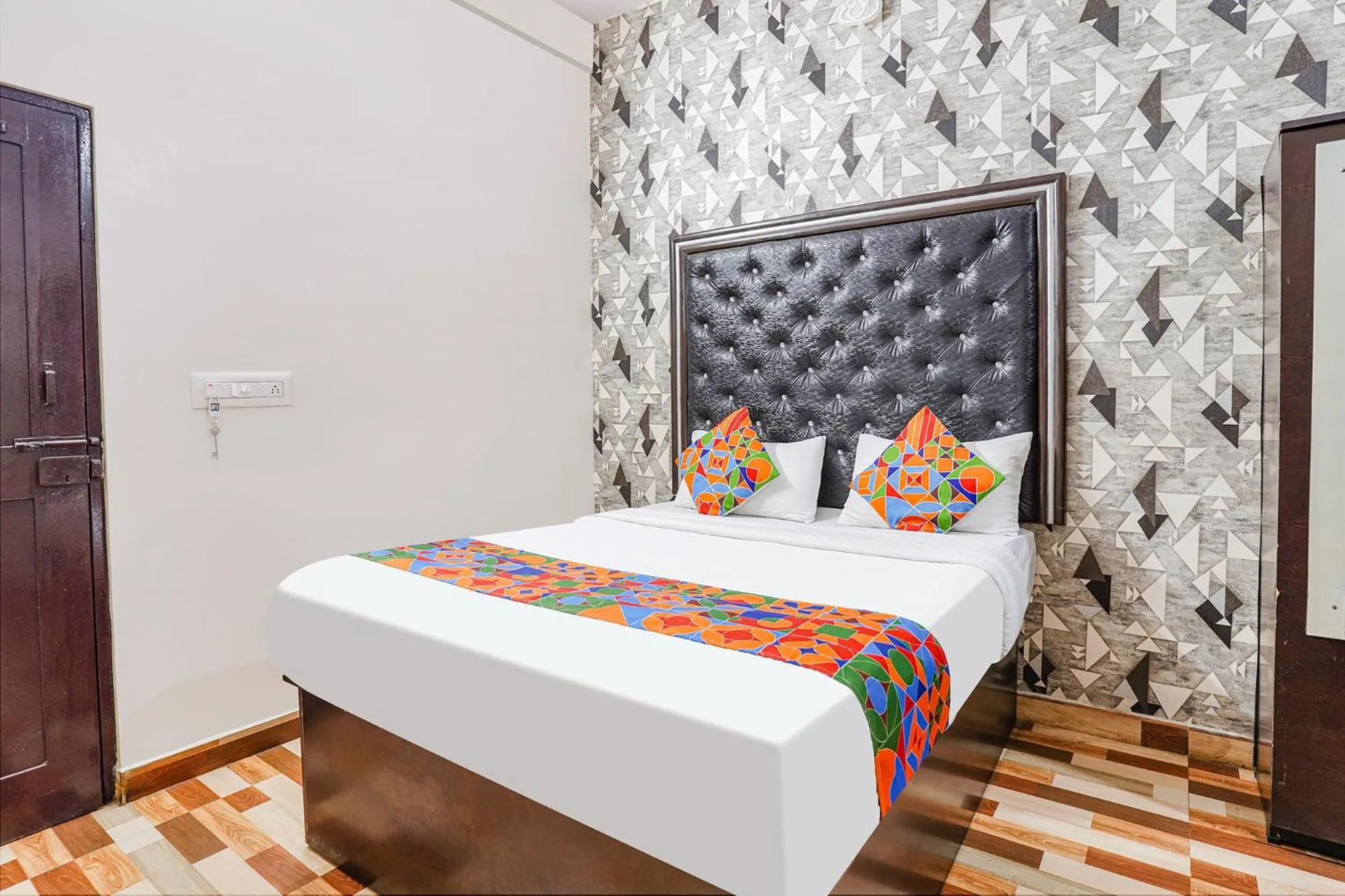 Bed in FabHotel Pavithraa Edition - Nr Yeshwantpur Circle