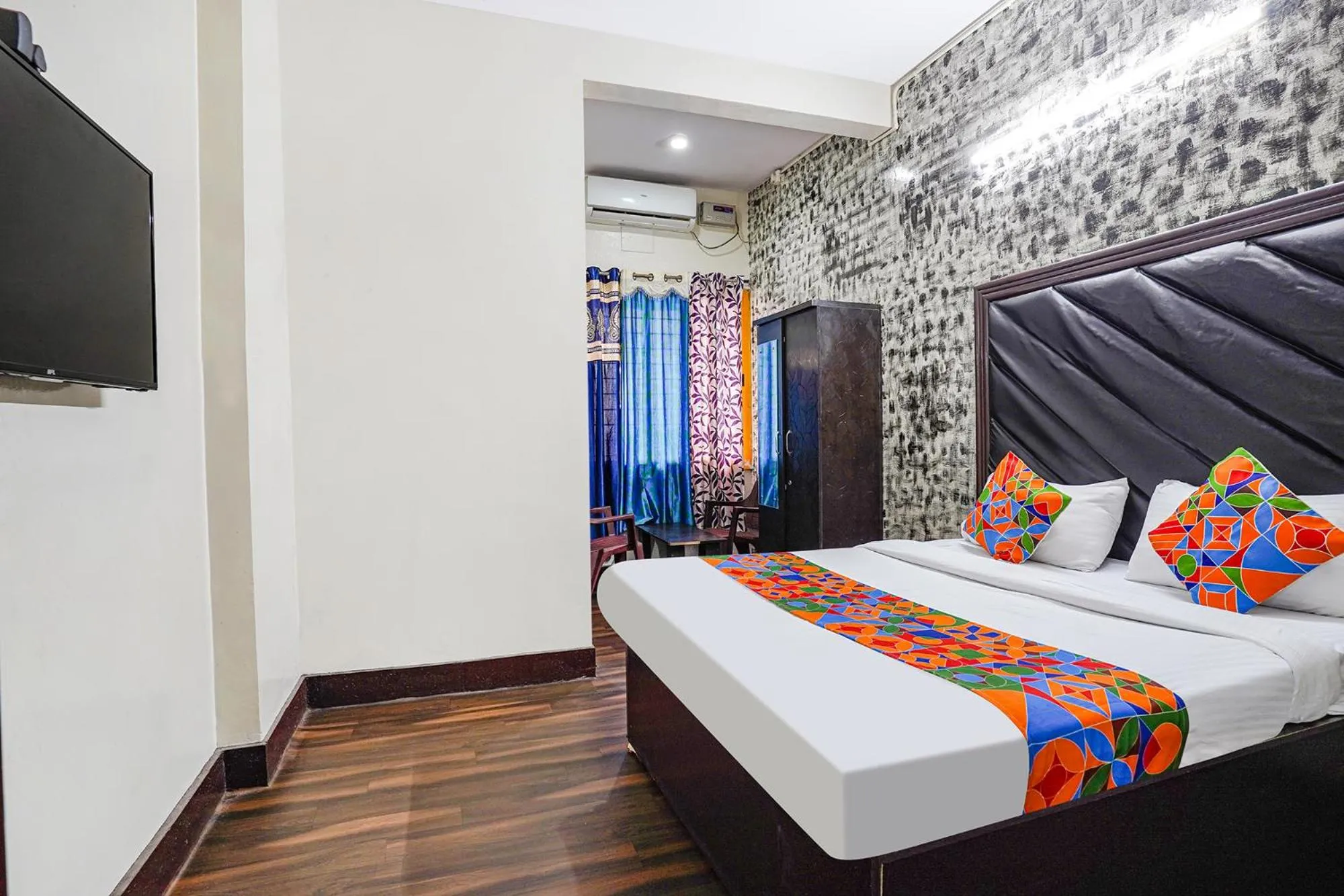Bed in FabHotel Pavithraa Edition - Nr Yeshwantpur Circle