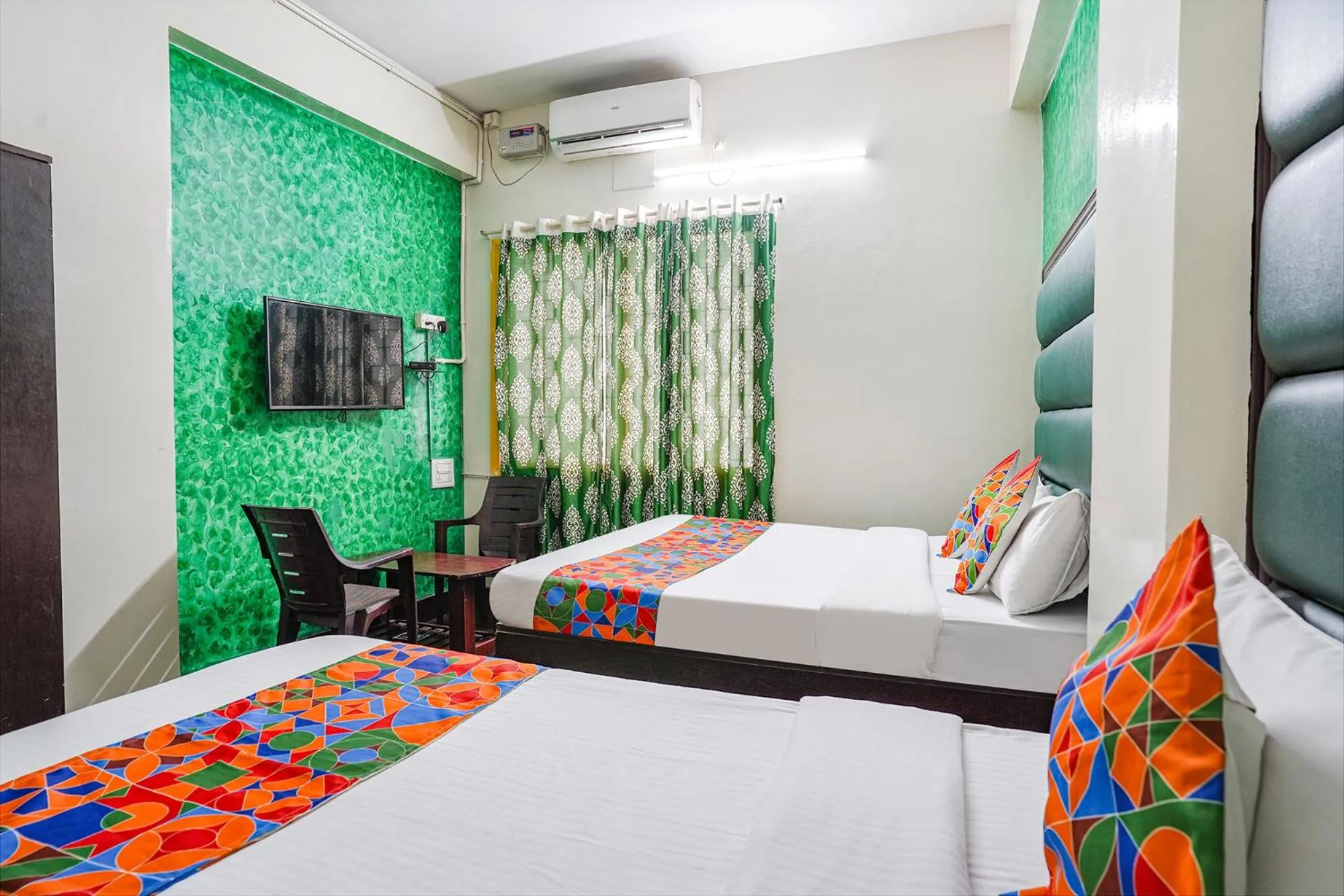Bed in FabHotel Pavithraa Edition - Nr Yeshwantpur Circle