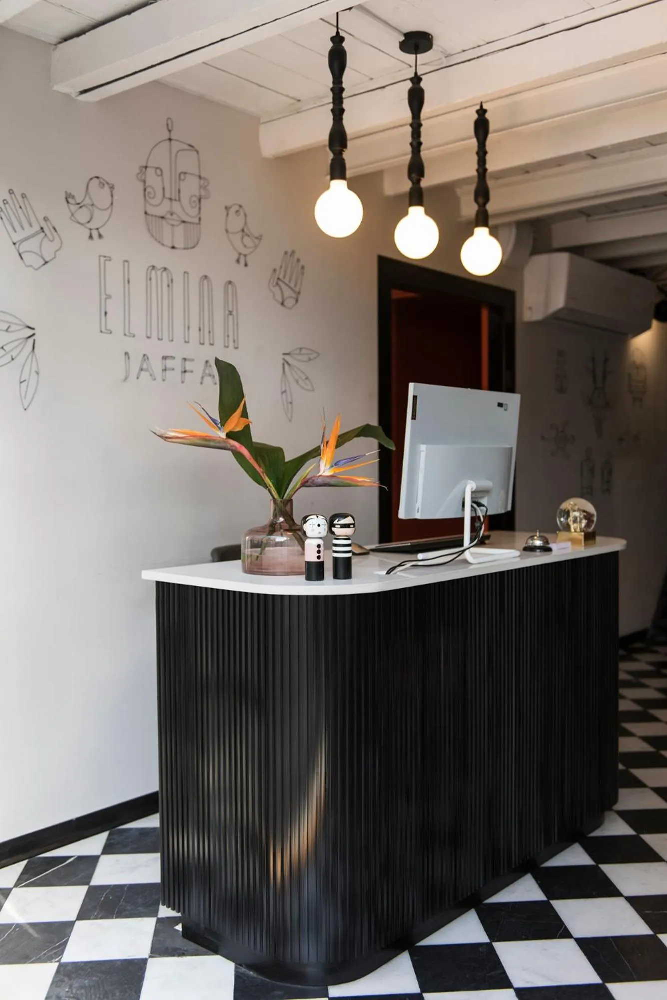 Lobby or reception in Elmina Hotel Jaffa