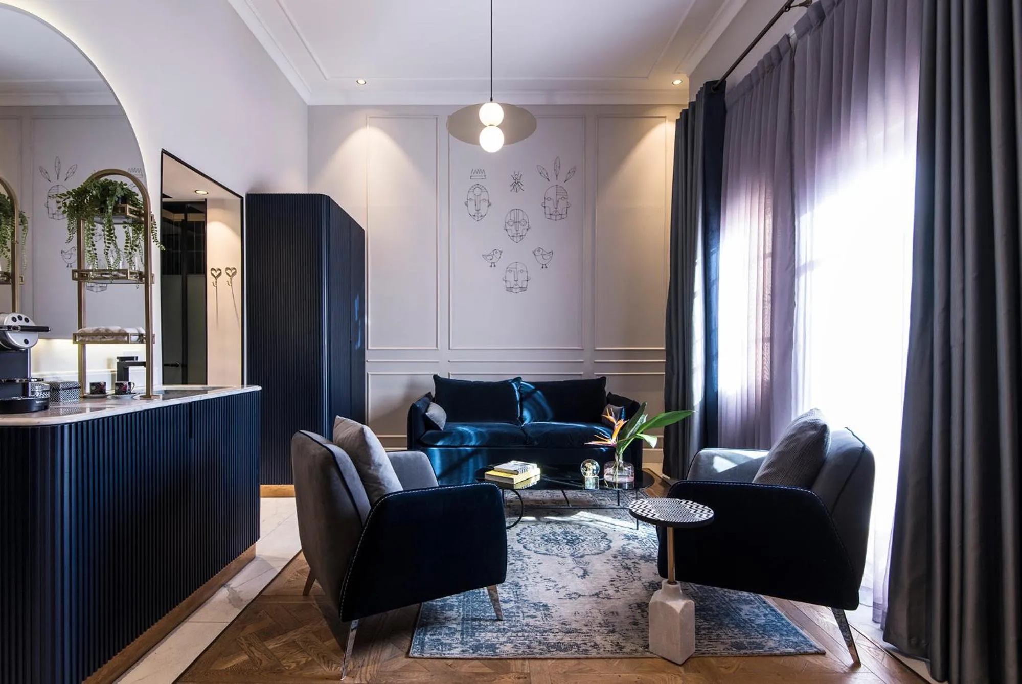 Living room in Elmina Hotel Jaffa