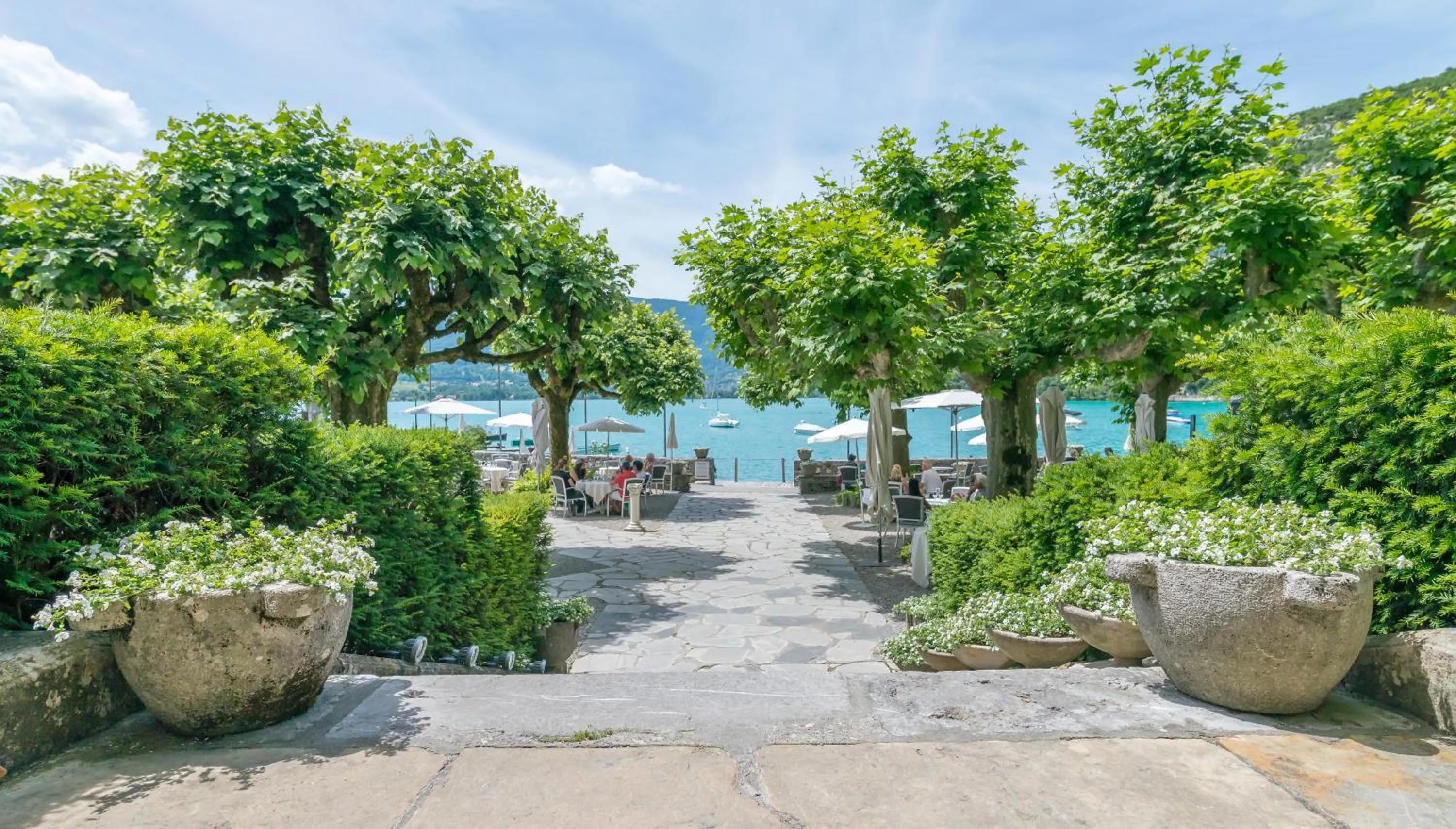 Patio in Abbaye de Talloires