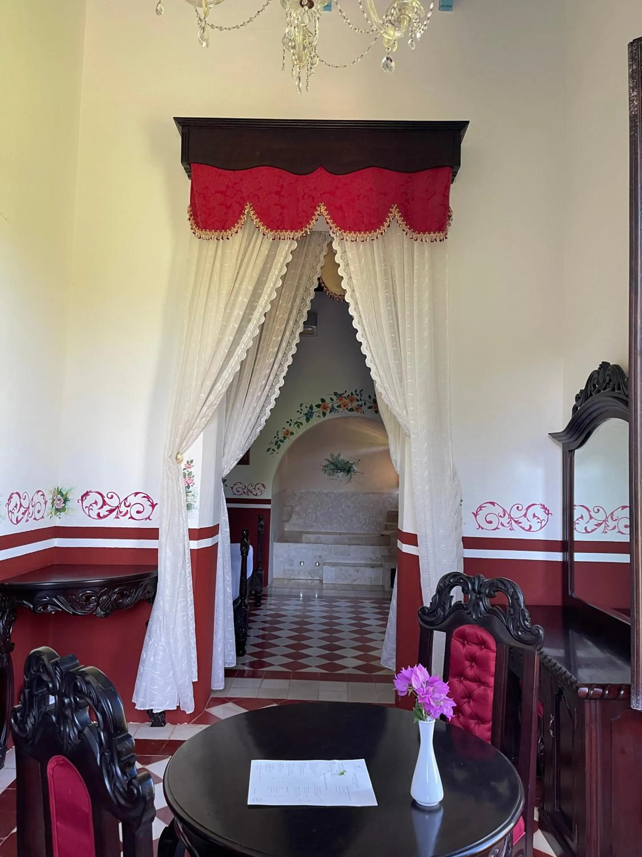 Bed in Hacienda Kaan Ac