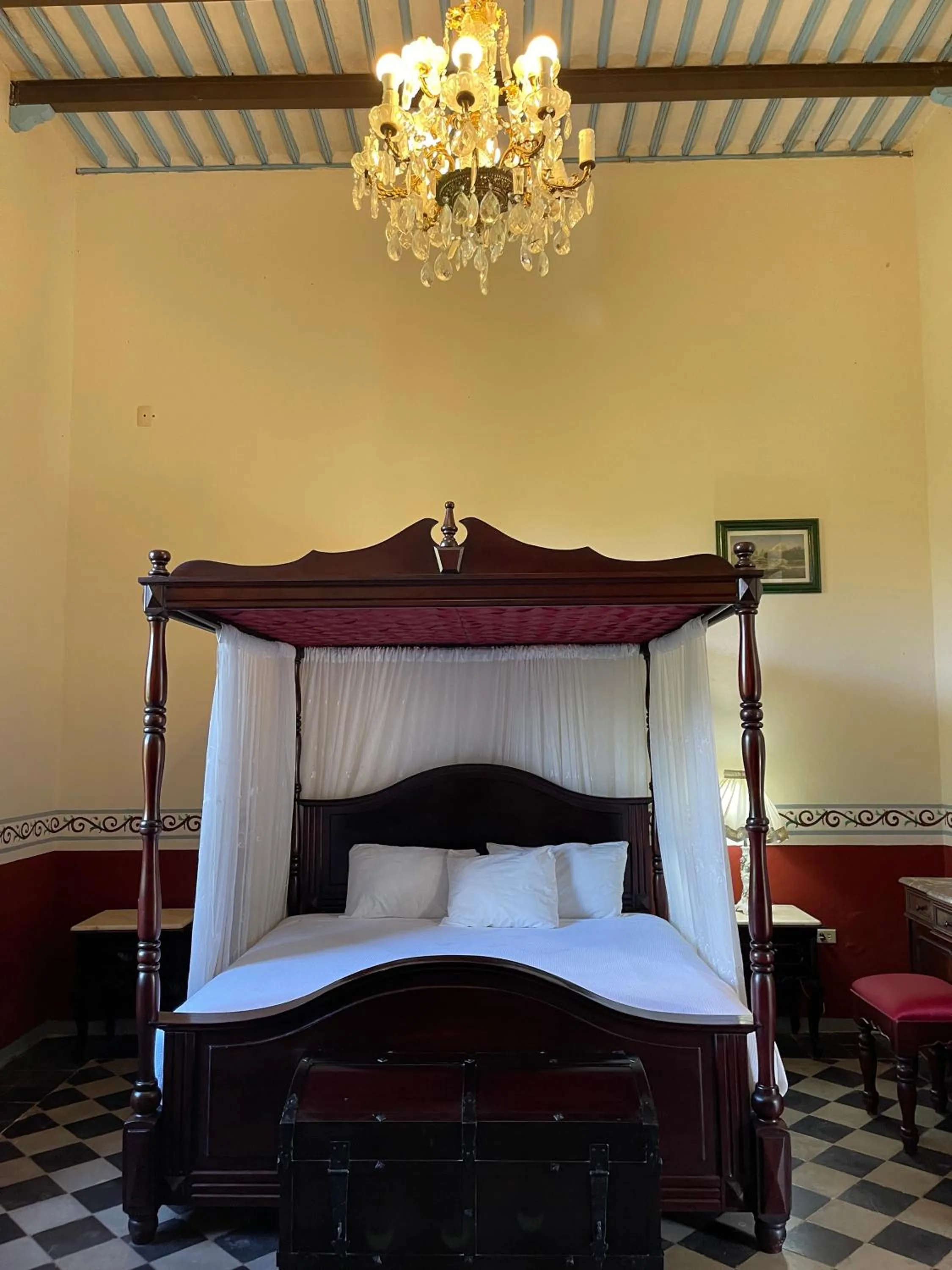 Bed in Hacienda Kaan Ac