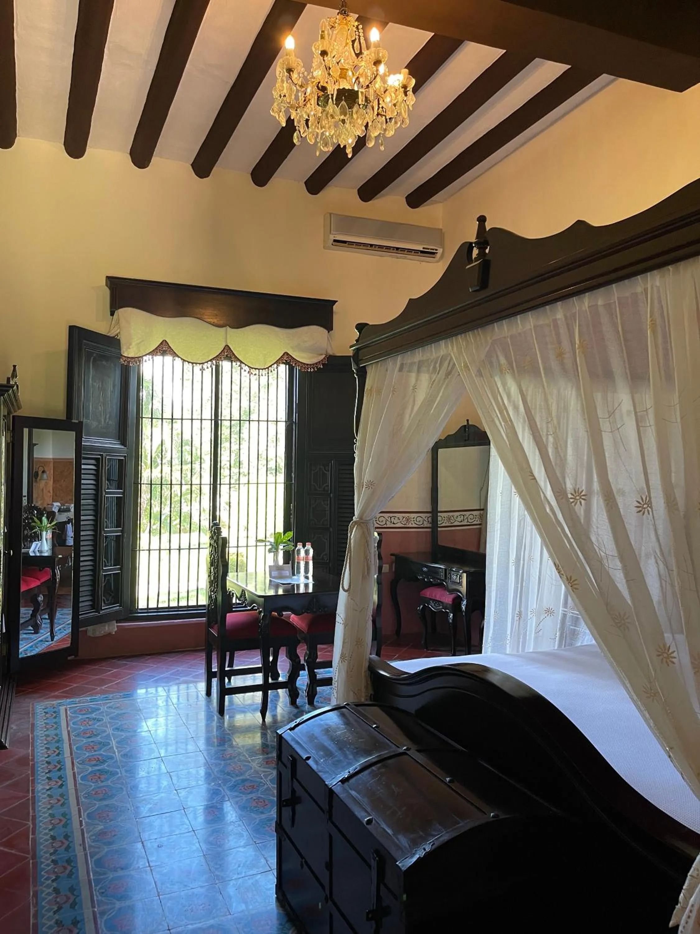 Bed in Hacienda Kaan Ac