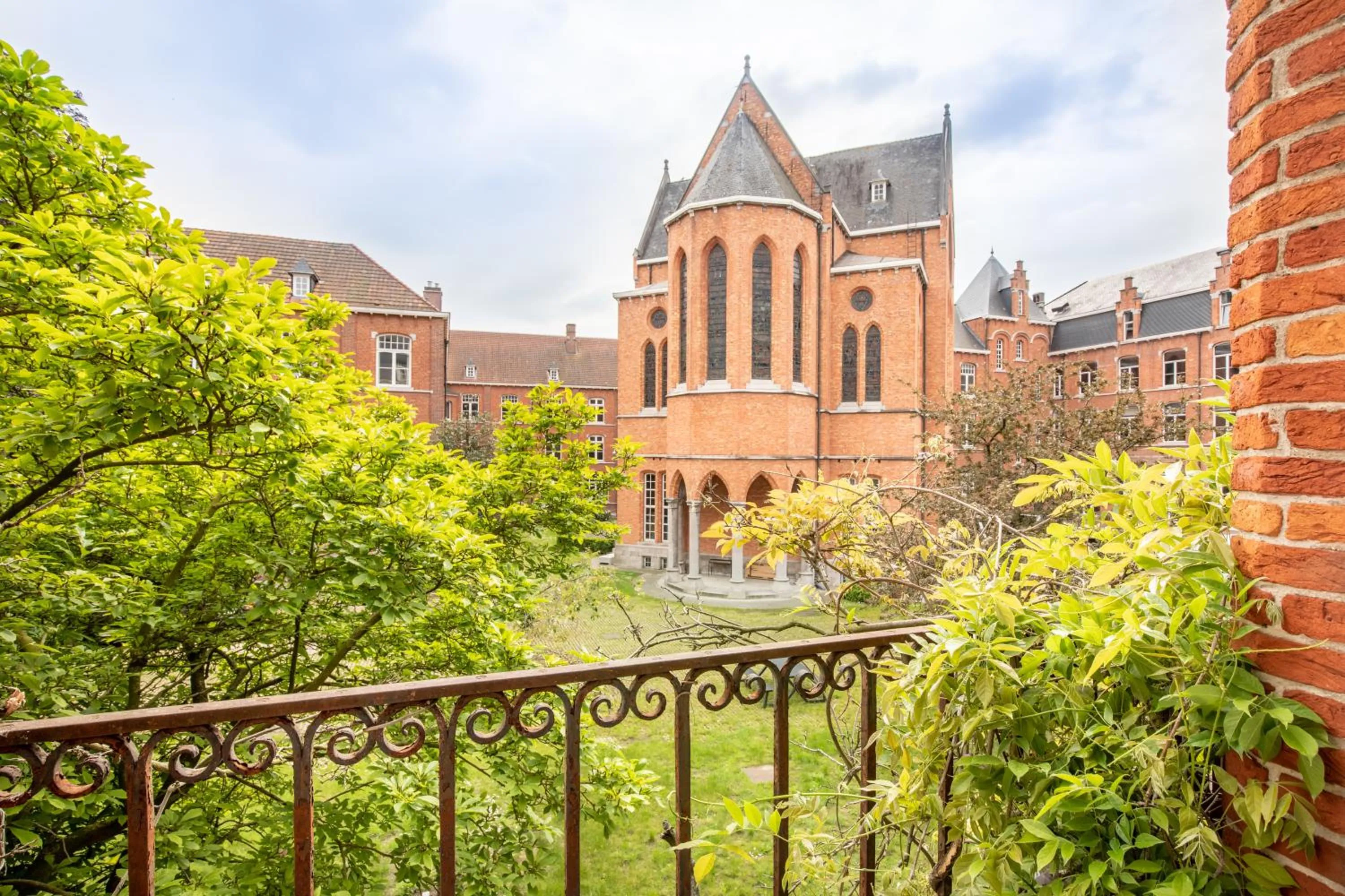 Balcony/Terrace in Getaway Studios Gent