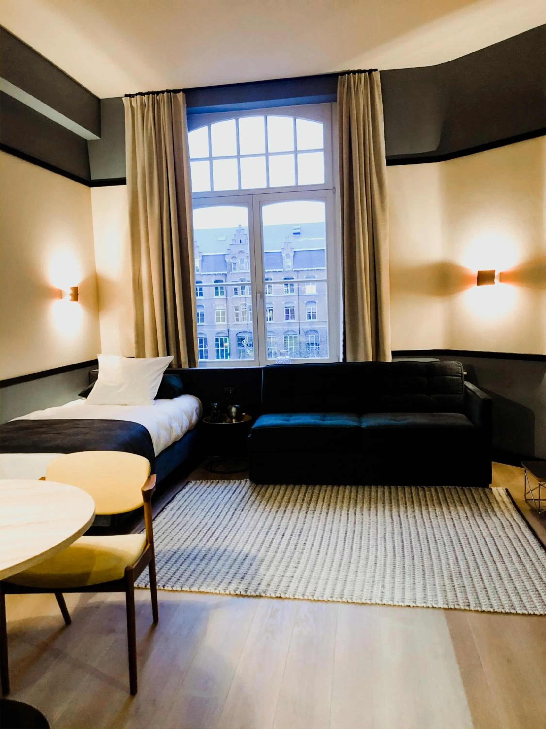 Bed in Getaway Studios Gent