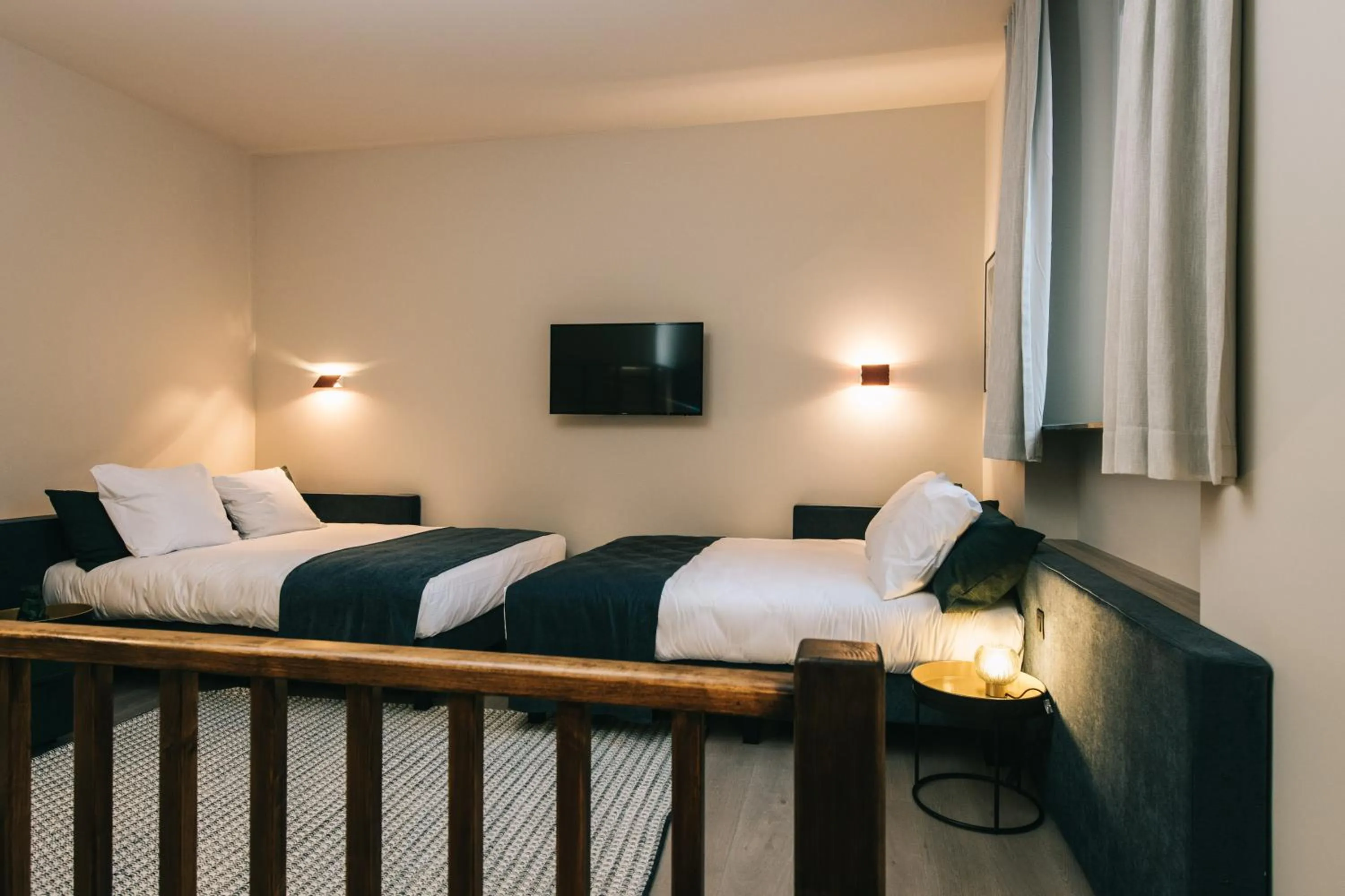 Bed in Getaway Studios Gent