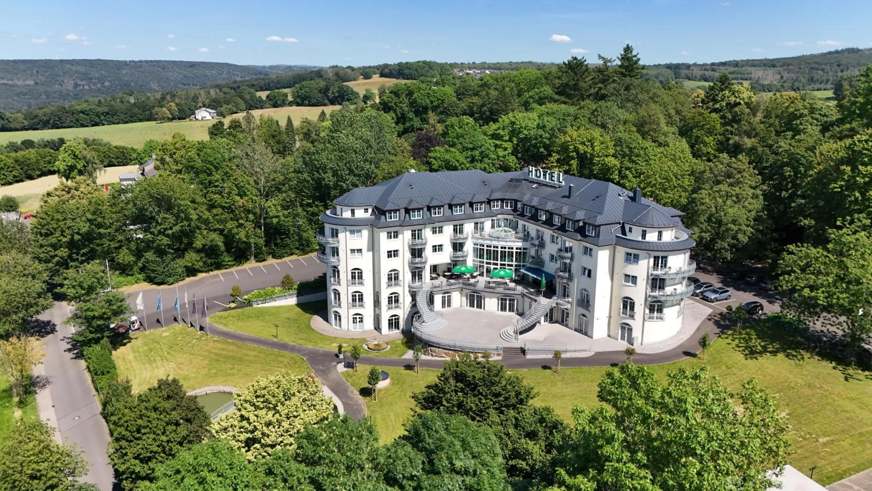 Bird's eye view in Parkhotel Hachenburg