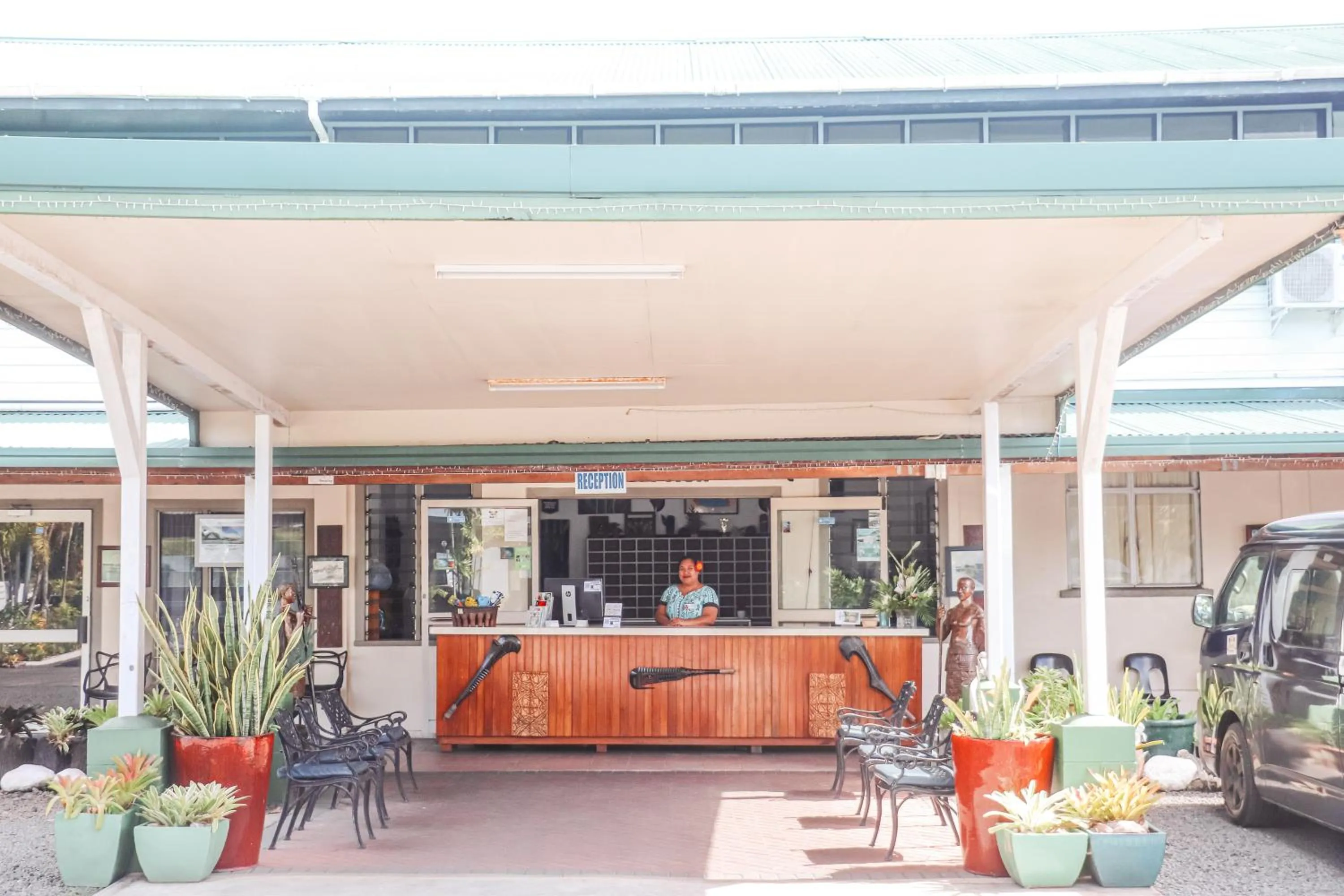 Lobby or reception in Hotel Millenia Samoa