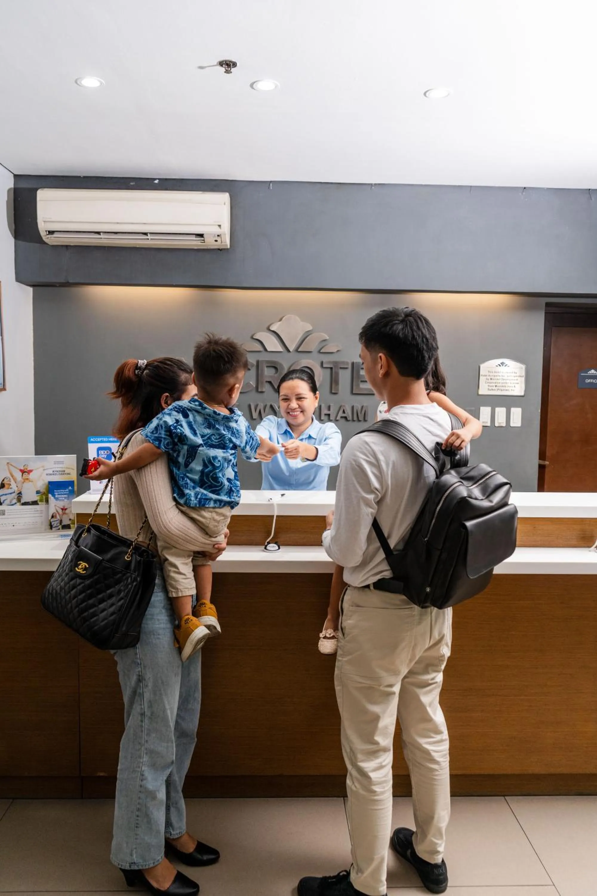 People in Microtel by Wyndham Acropolis