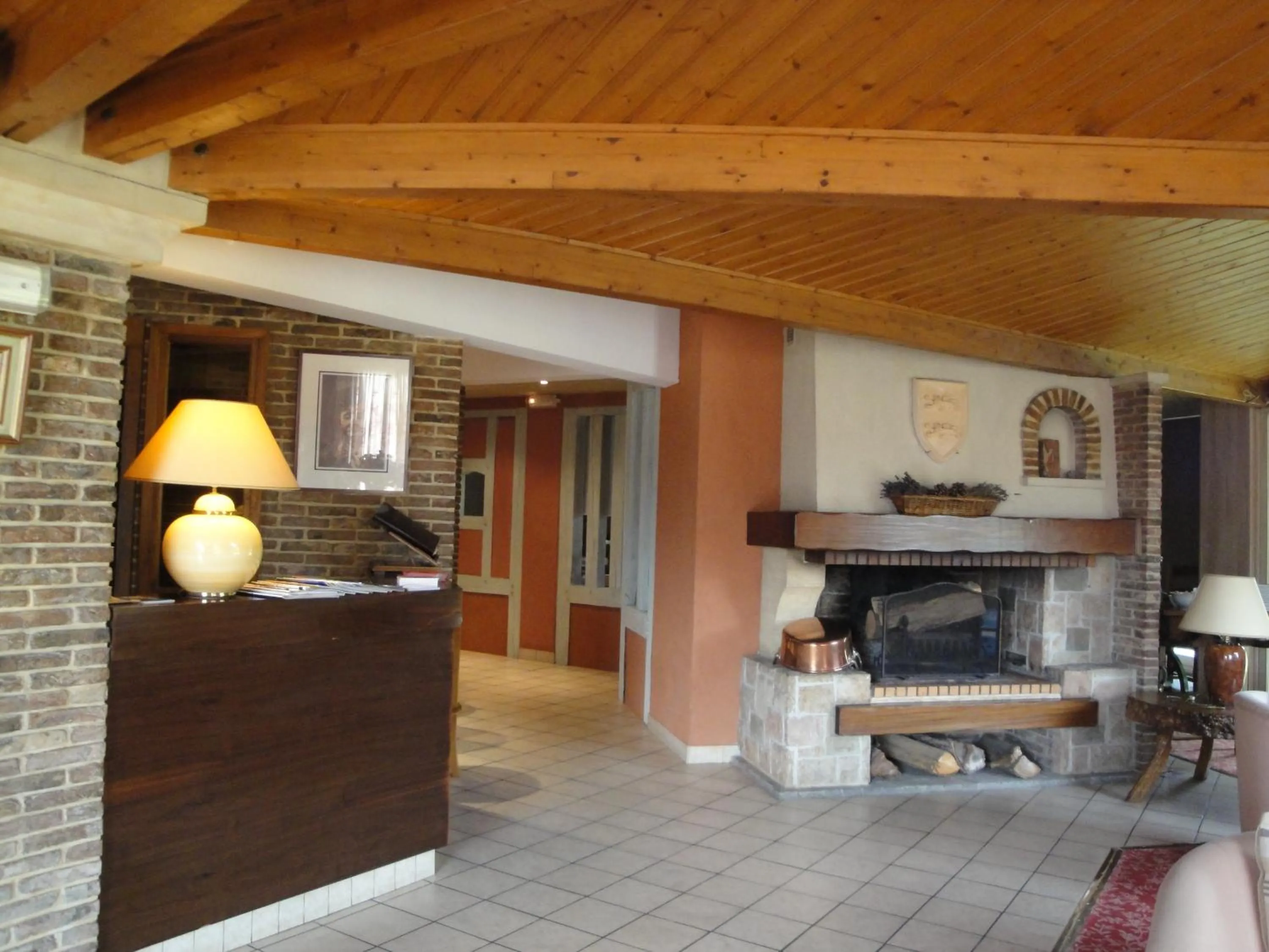 Lobby or reception in Hotel Le Drakkar