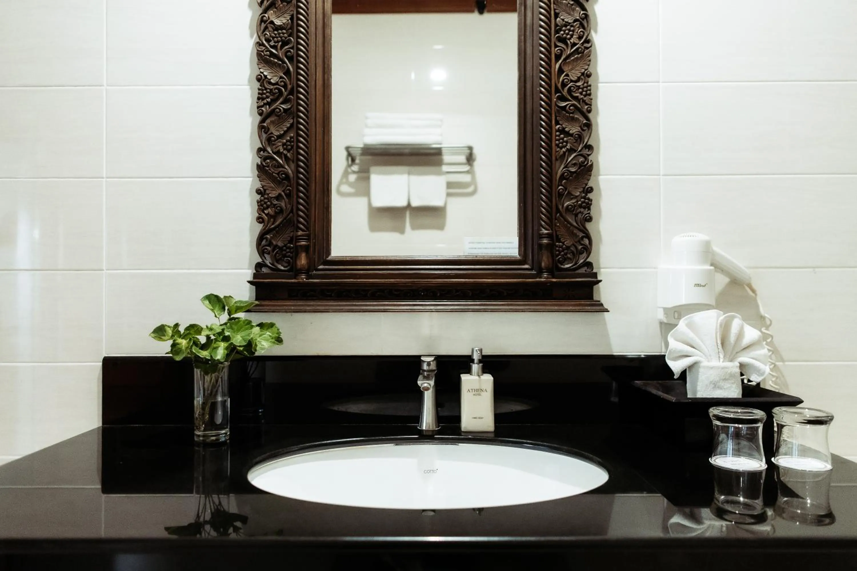 Bathroom in Athena Hotel