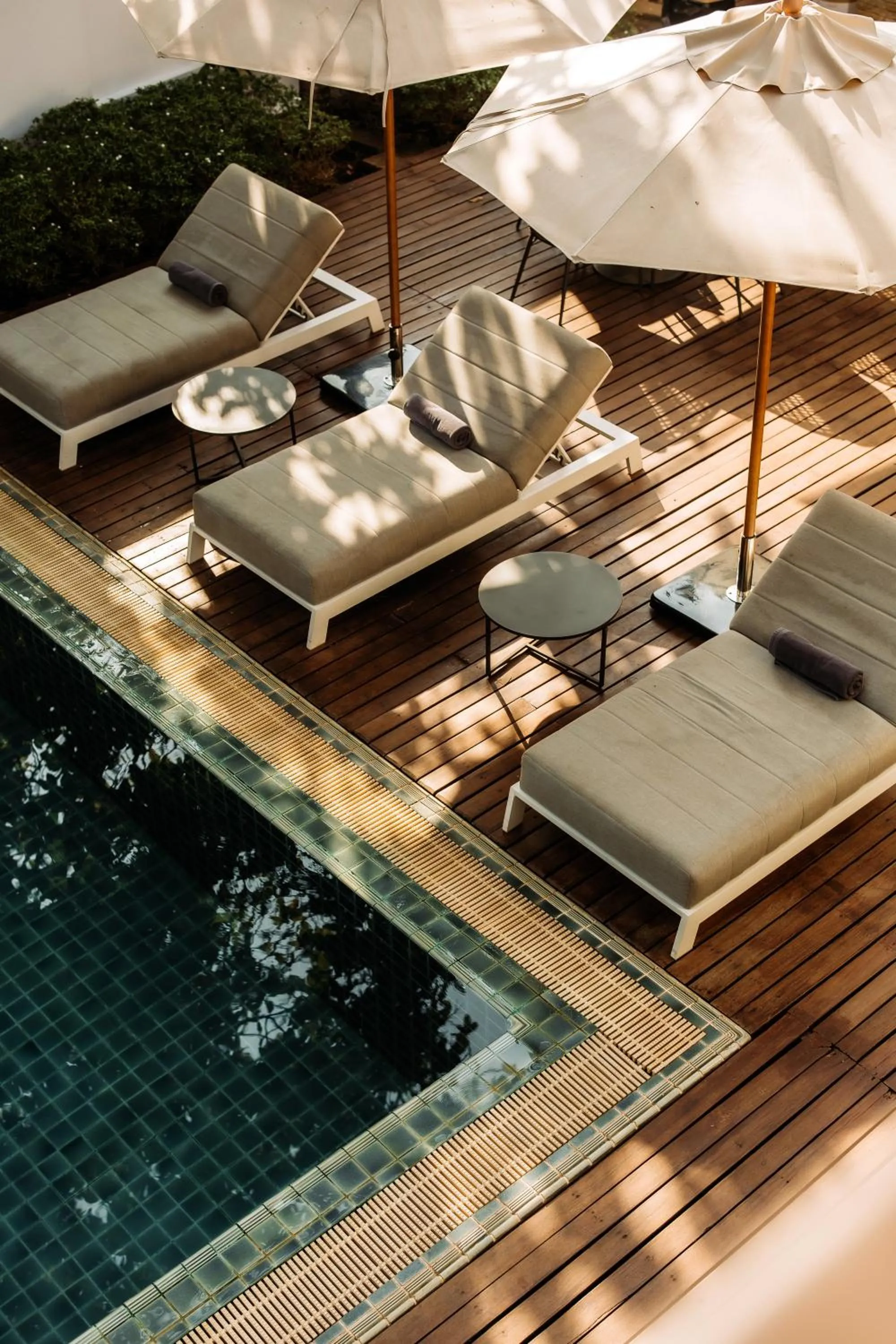 Pool view in Athena Hotel