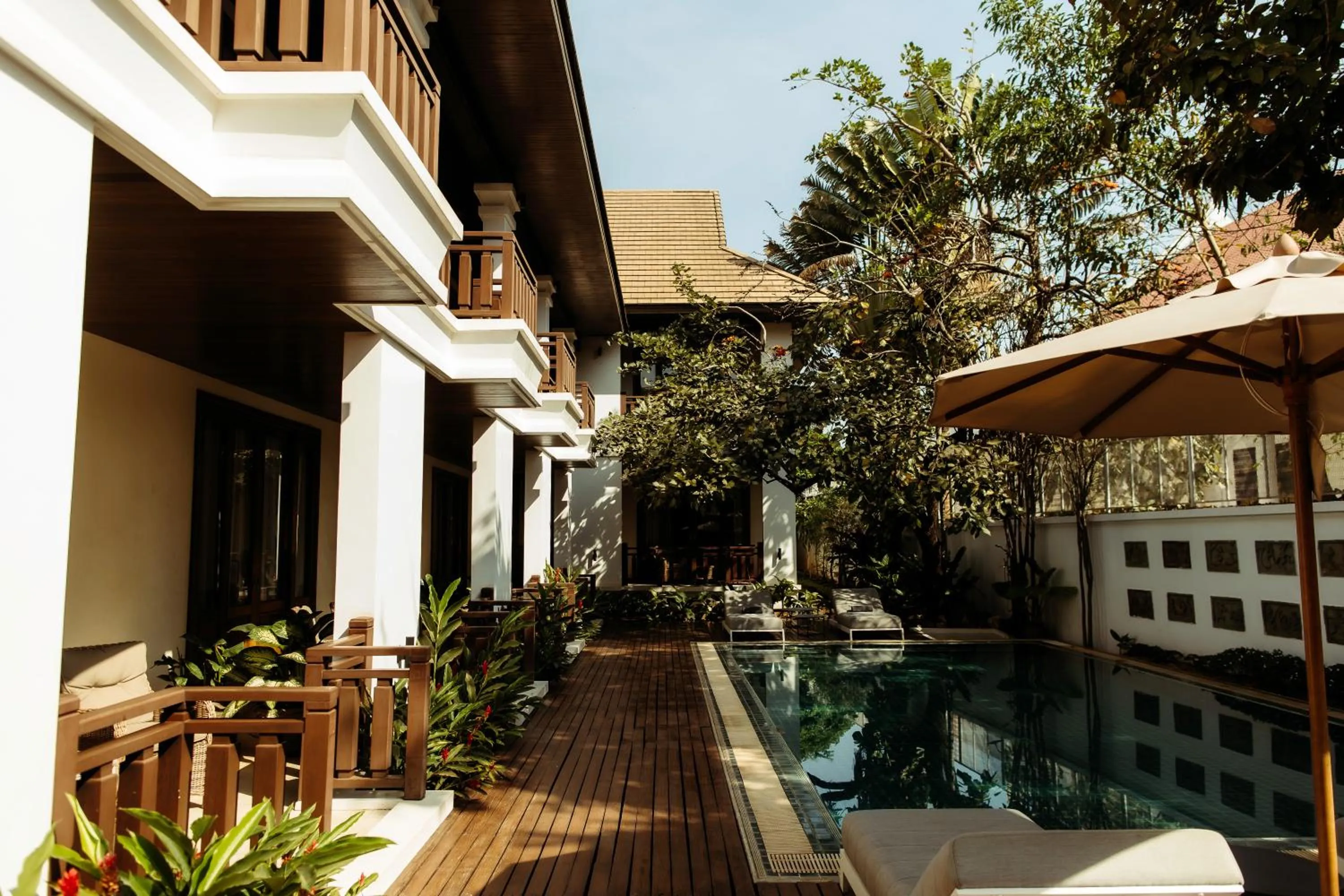 Swimming pool in Athena Hotel