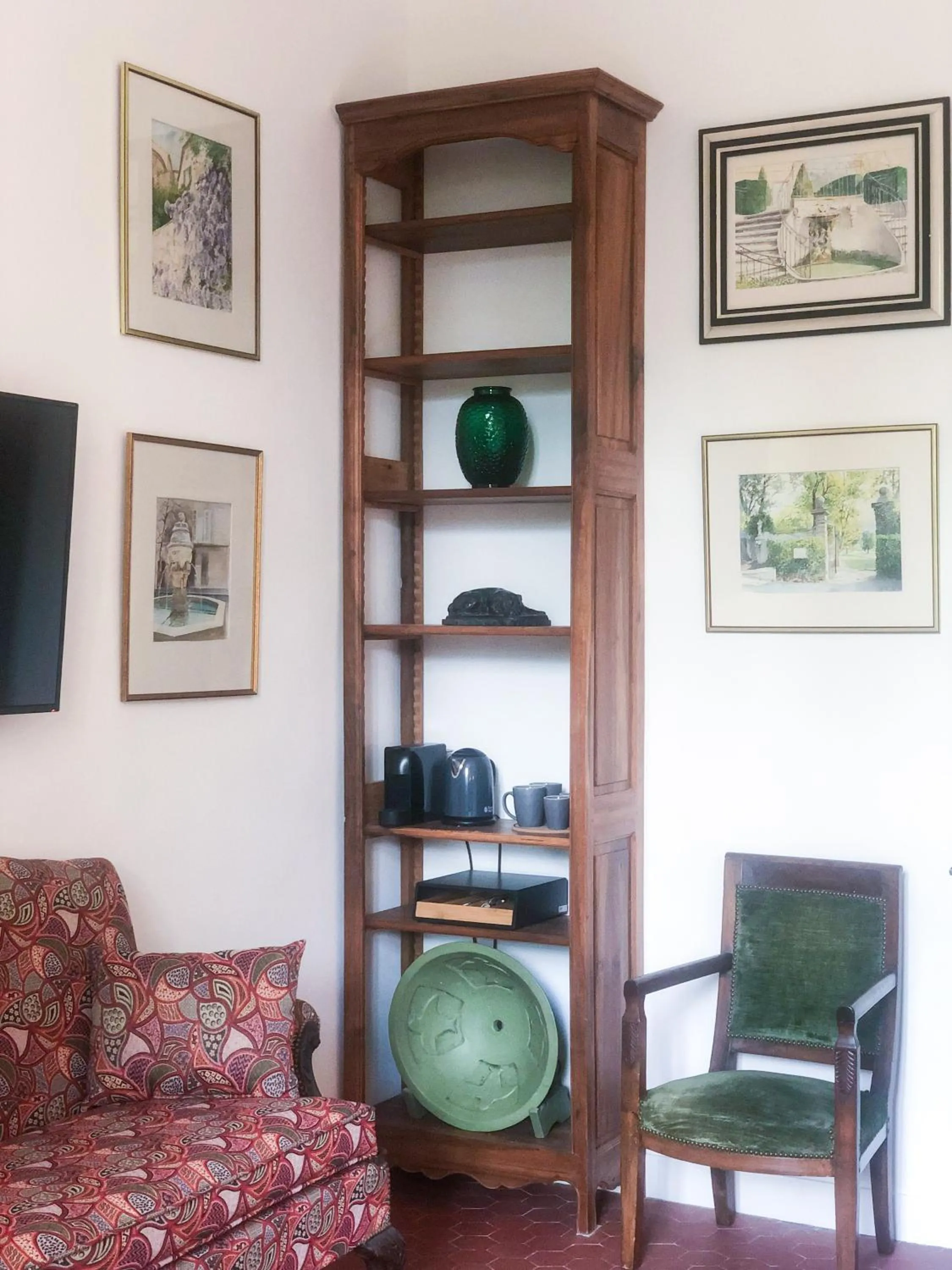 TV and multimedia in Château de Saint-Girons - Luxury Guest House in Provence