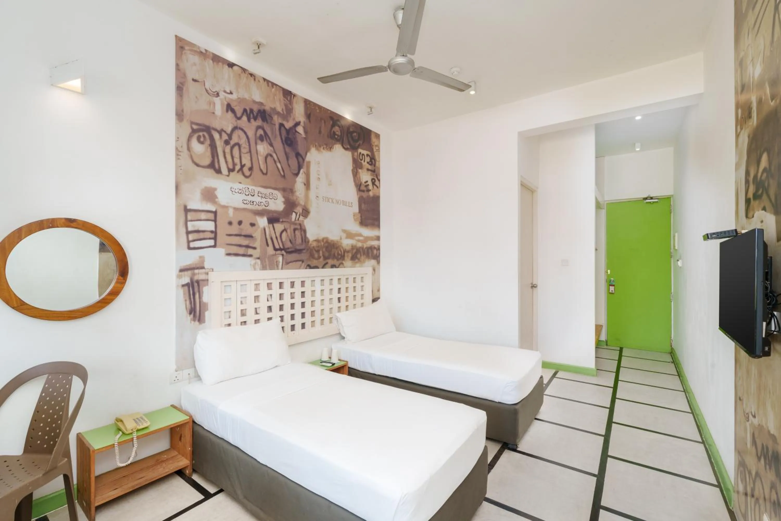 Bed in Hotel J Negombo