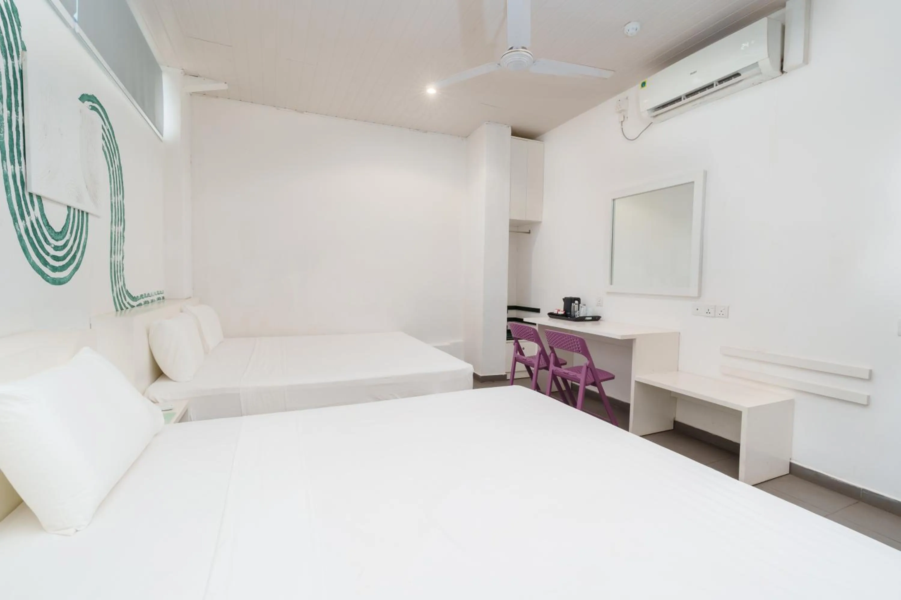 Bed in Hotel J Negombo