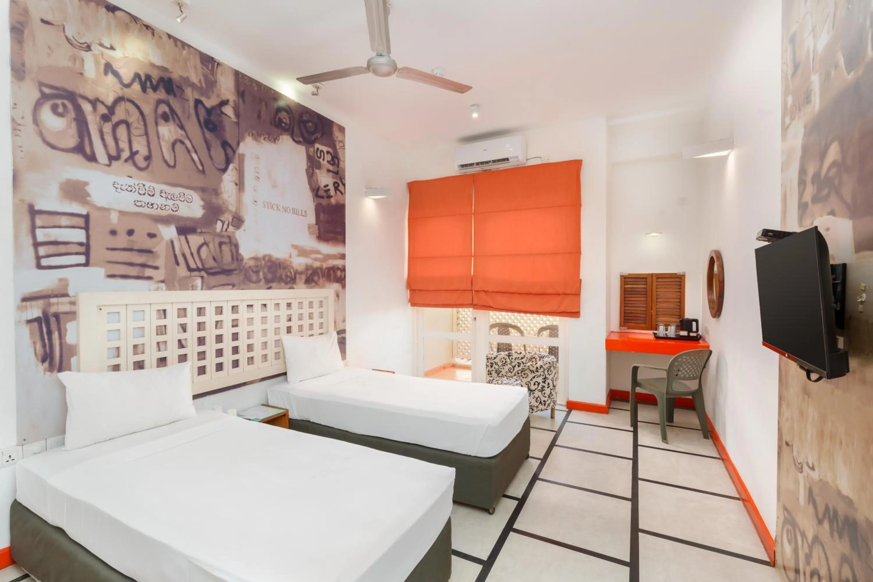 Bed in Hotel J Negombo