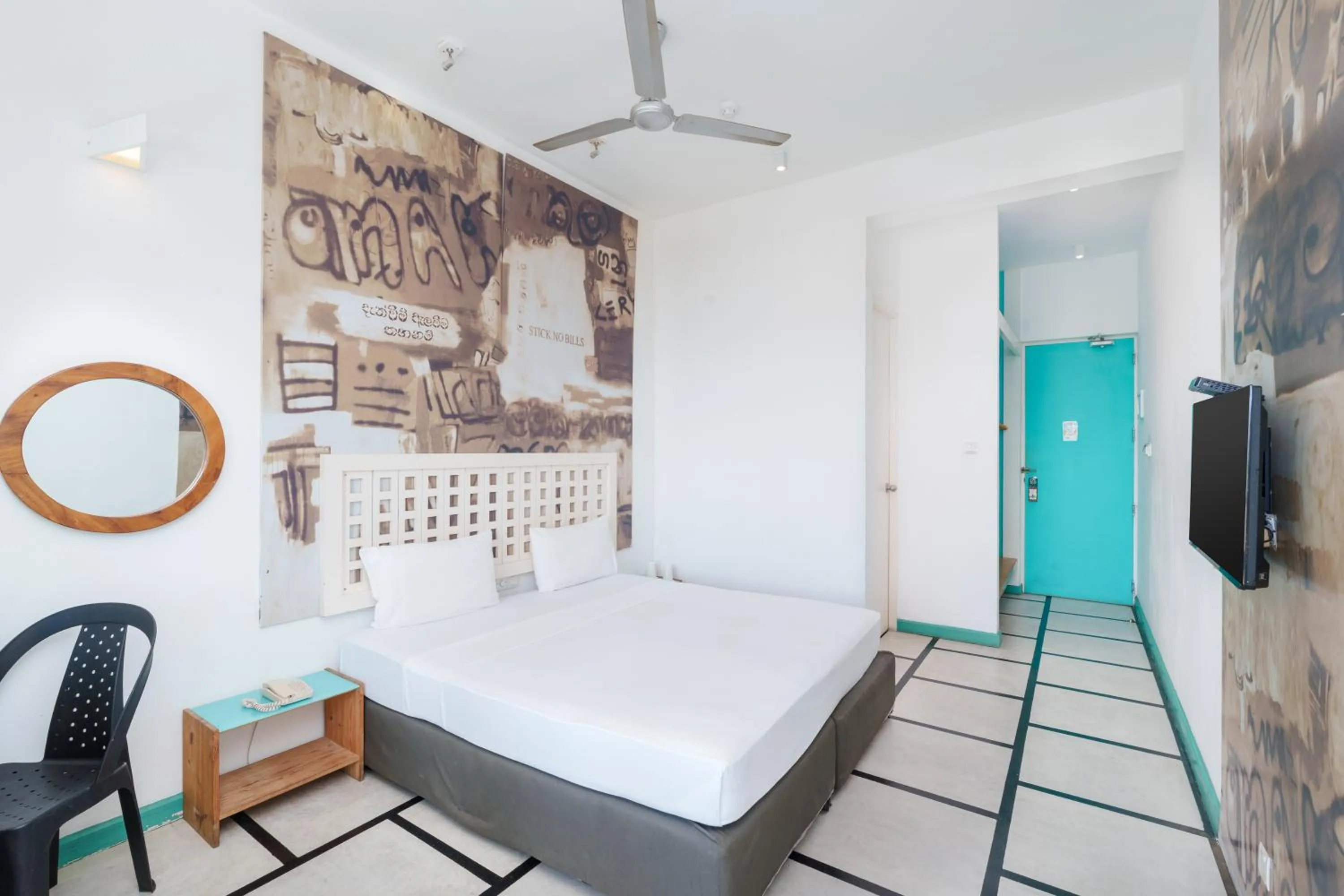 Bed in Hotel J Negombo