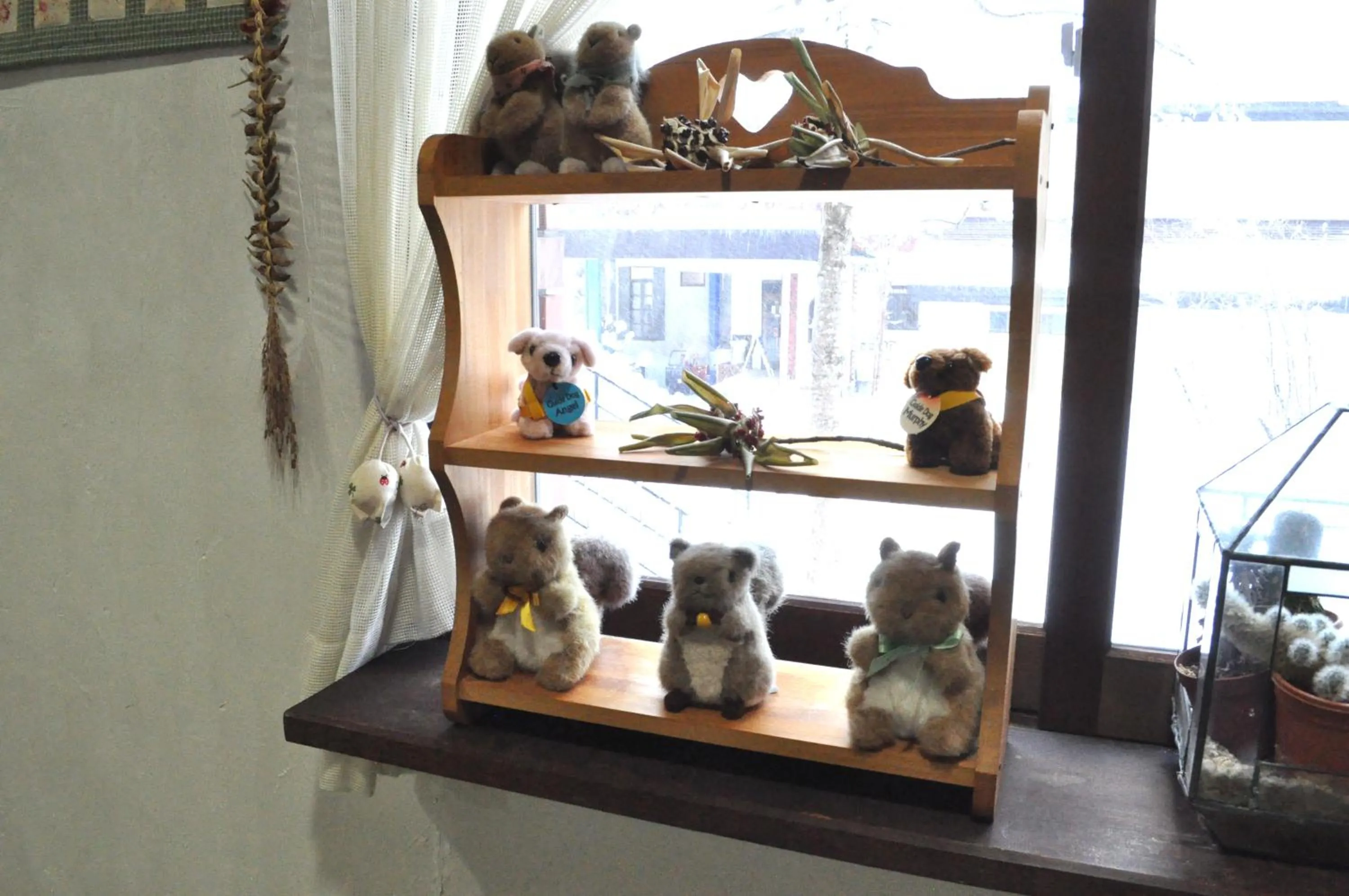 Decorative detail in Pension Risuno Koya