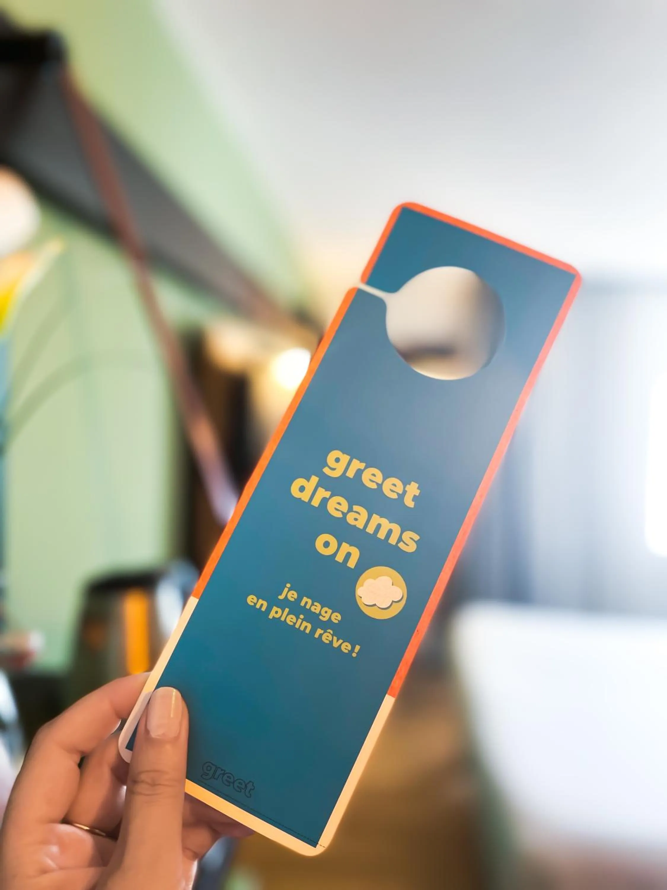 Decorative detail, Bed in Greet Hotel Colmar