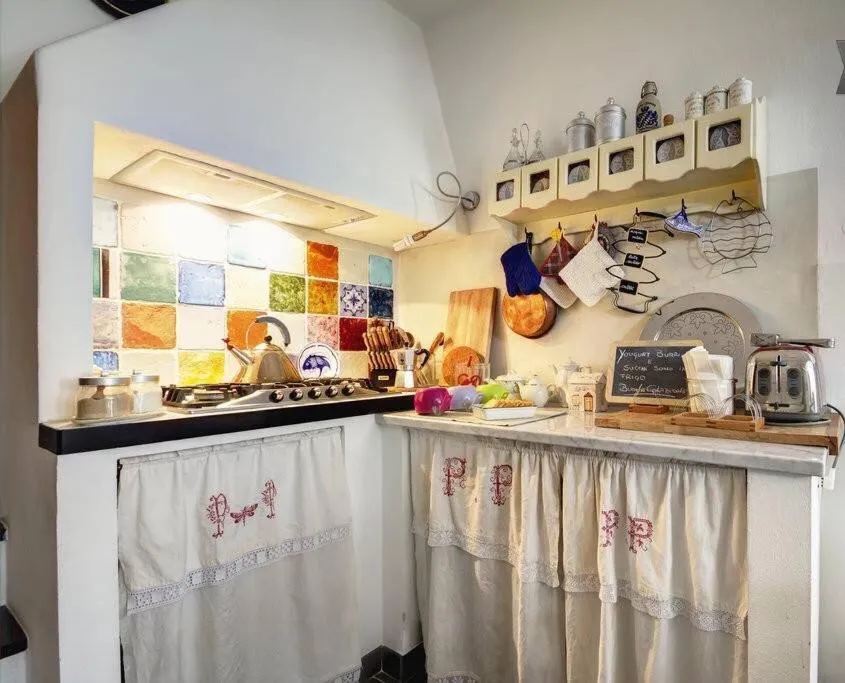 Kitchen or kitchenette in B&B Cà de Badin