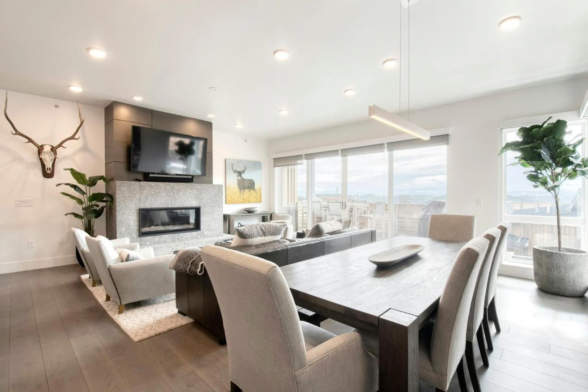 Living room in Apex at Park City, A Vail Resorts Property