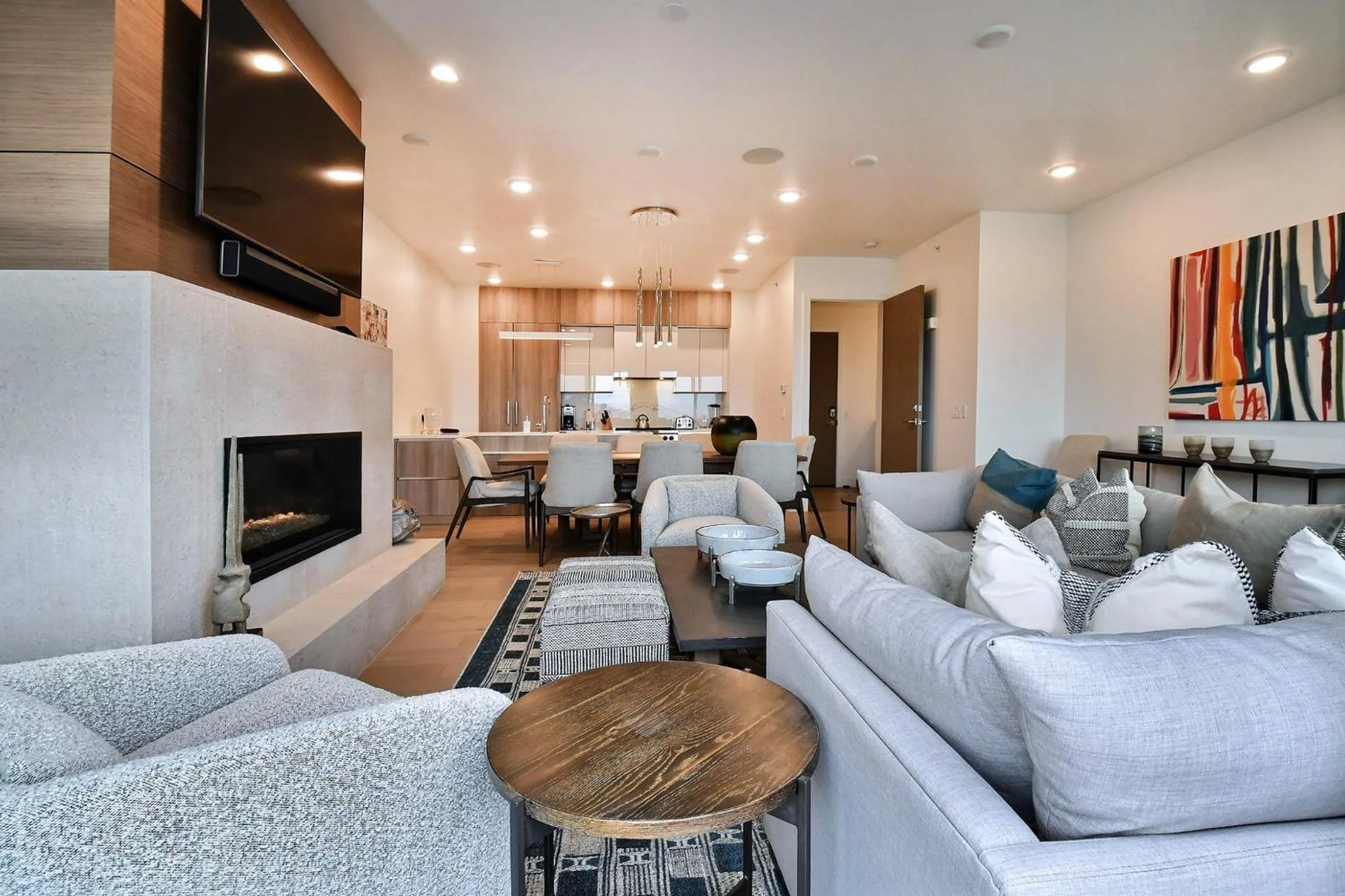 Living room in Apex at Park City, A Vail Resorts Property