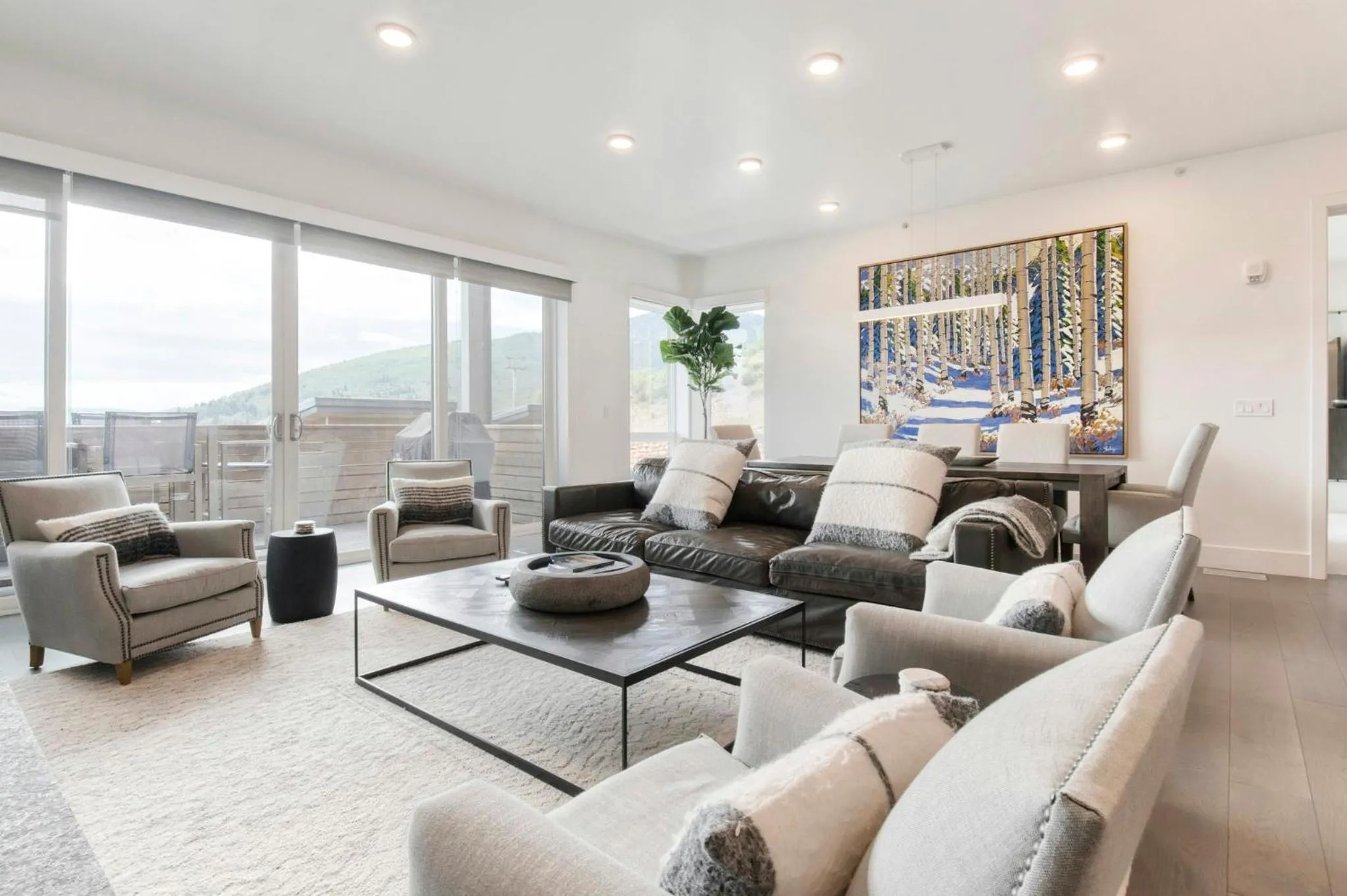 Living room in Apex at Park City, A Vail Resorts Property
